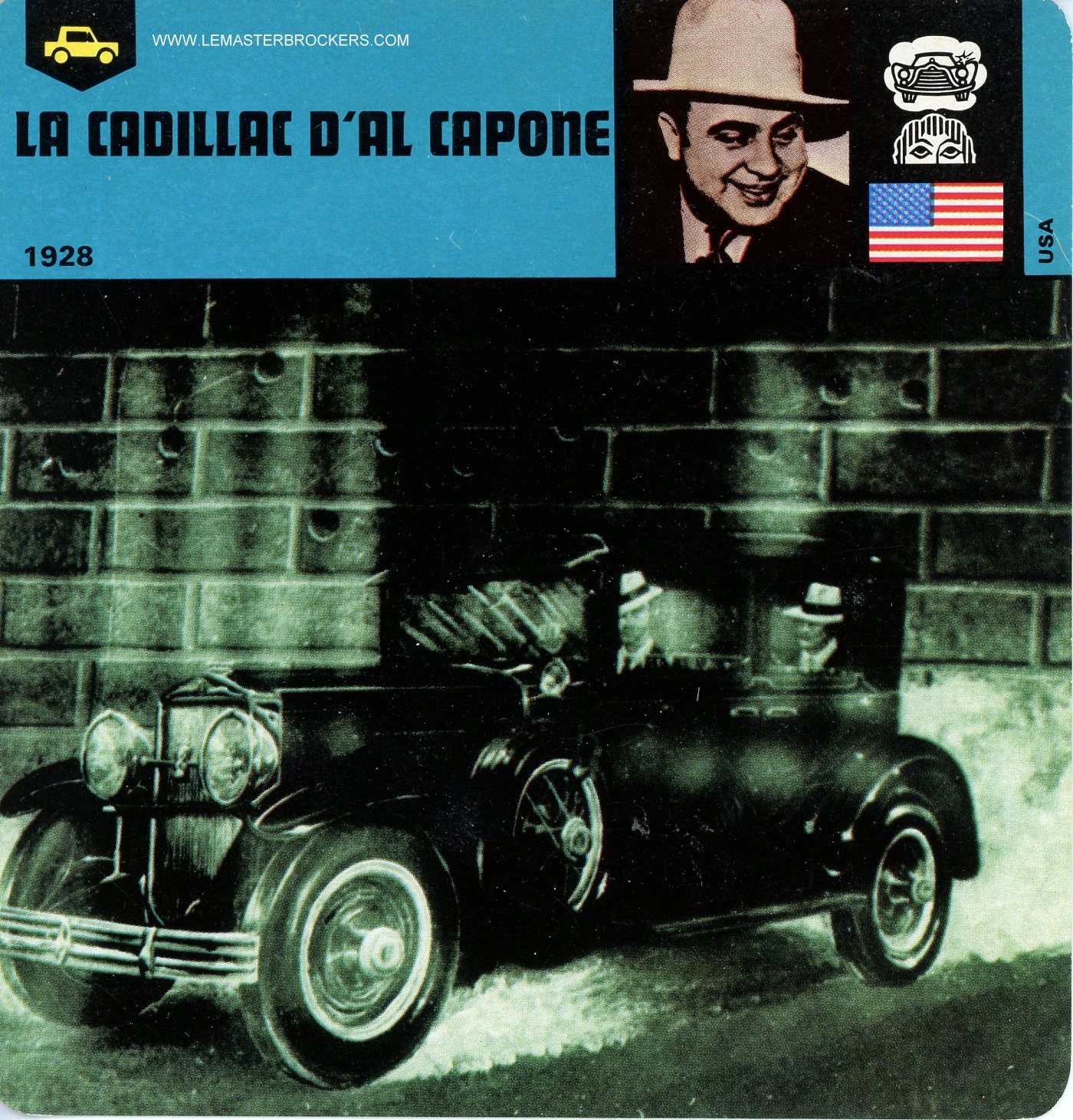 FICHE CADILLAC D\'AL CAPONE 1928