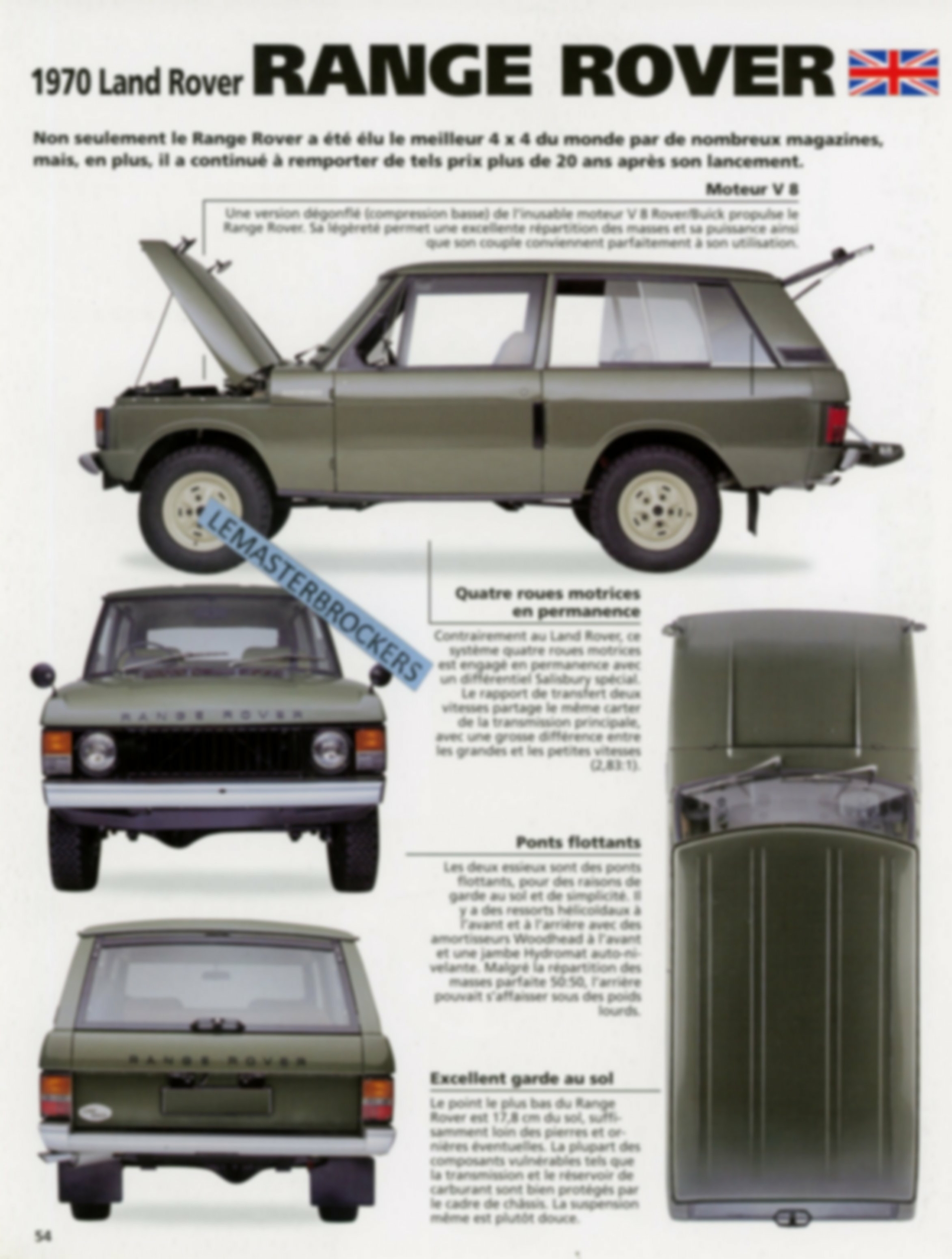 FICHE-AUTO-PORSCHE-993-LANDROVER-RANGE-ROVER-1970-LEMASTERBROCKERS