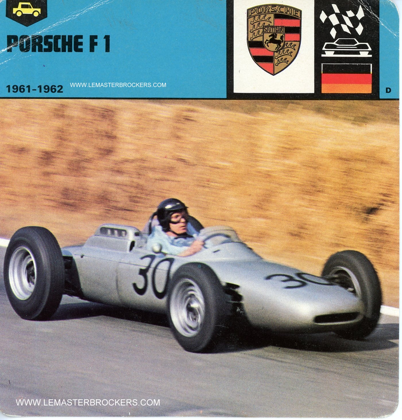 FICHE PORSCHE F1 1961-1962