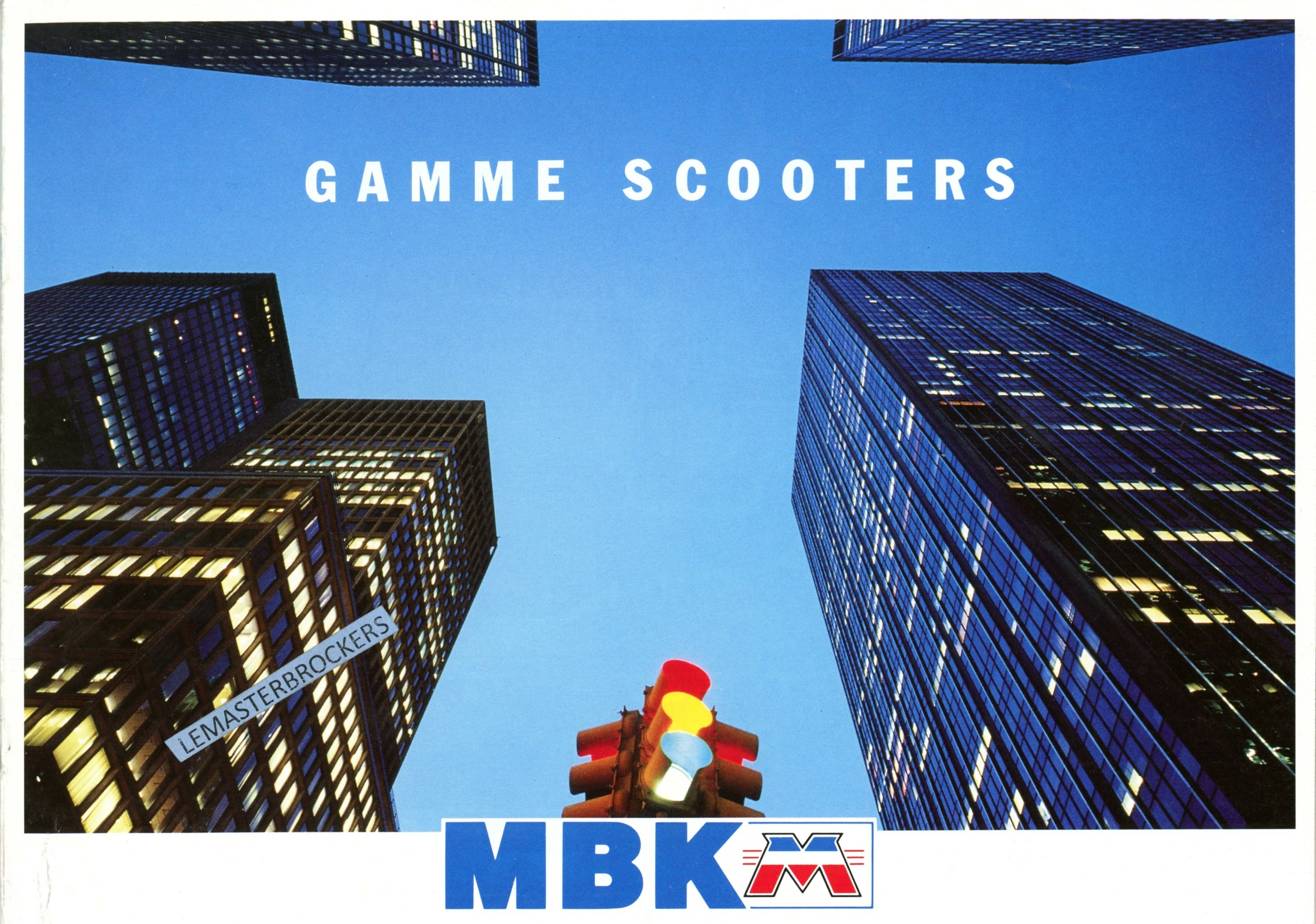 MBK BOOSTER HOT CHAMP ACTIVE 50 80 - BROCHURE MBK SCOOTER