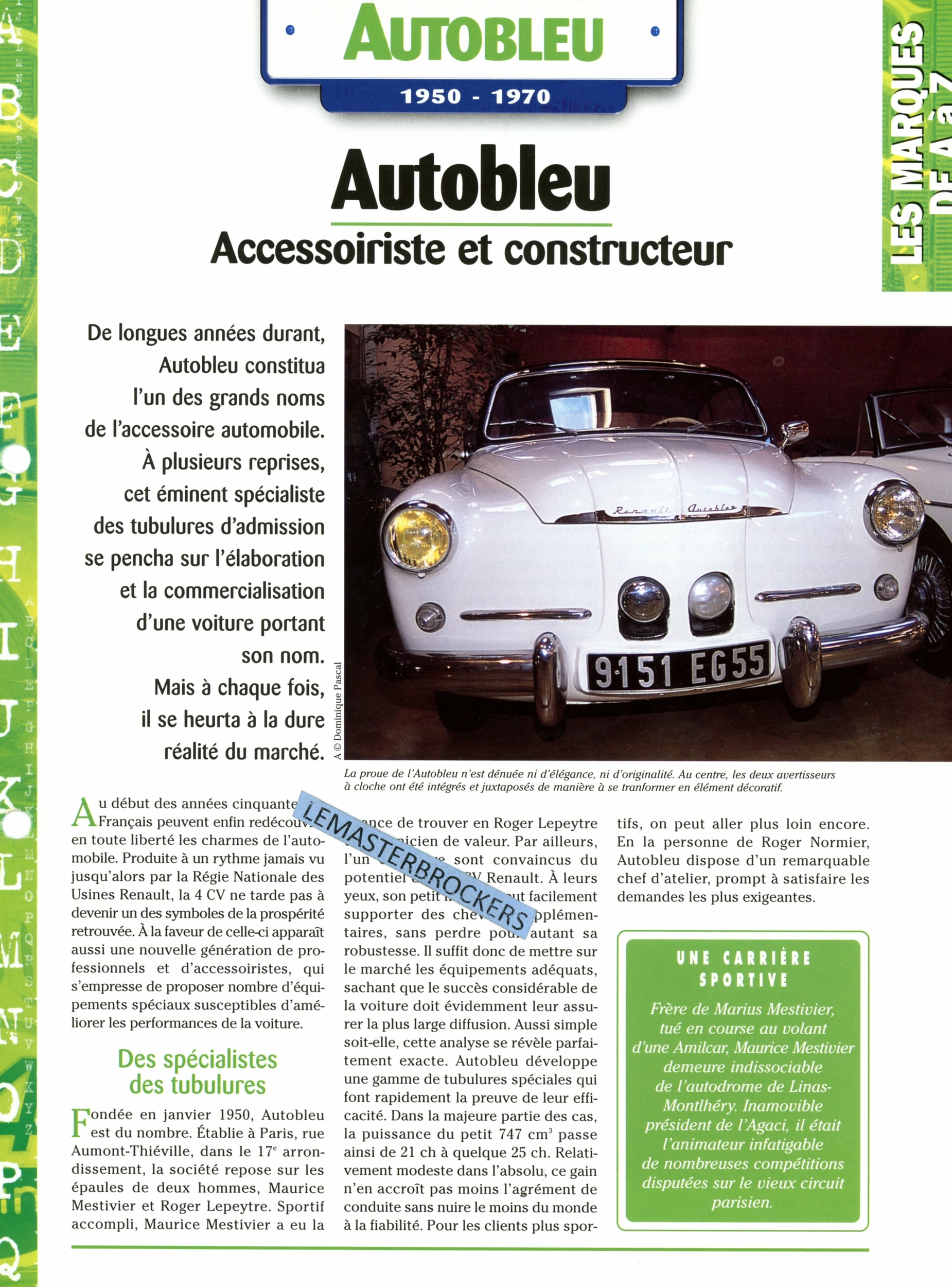 AUTOBLEU-1950-1970-FICHE-AUTO-HACHETTE-LEMASTERBROCKERS