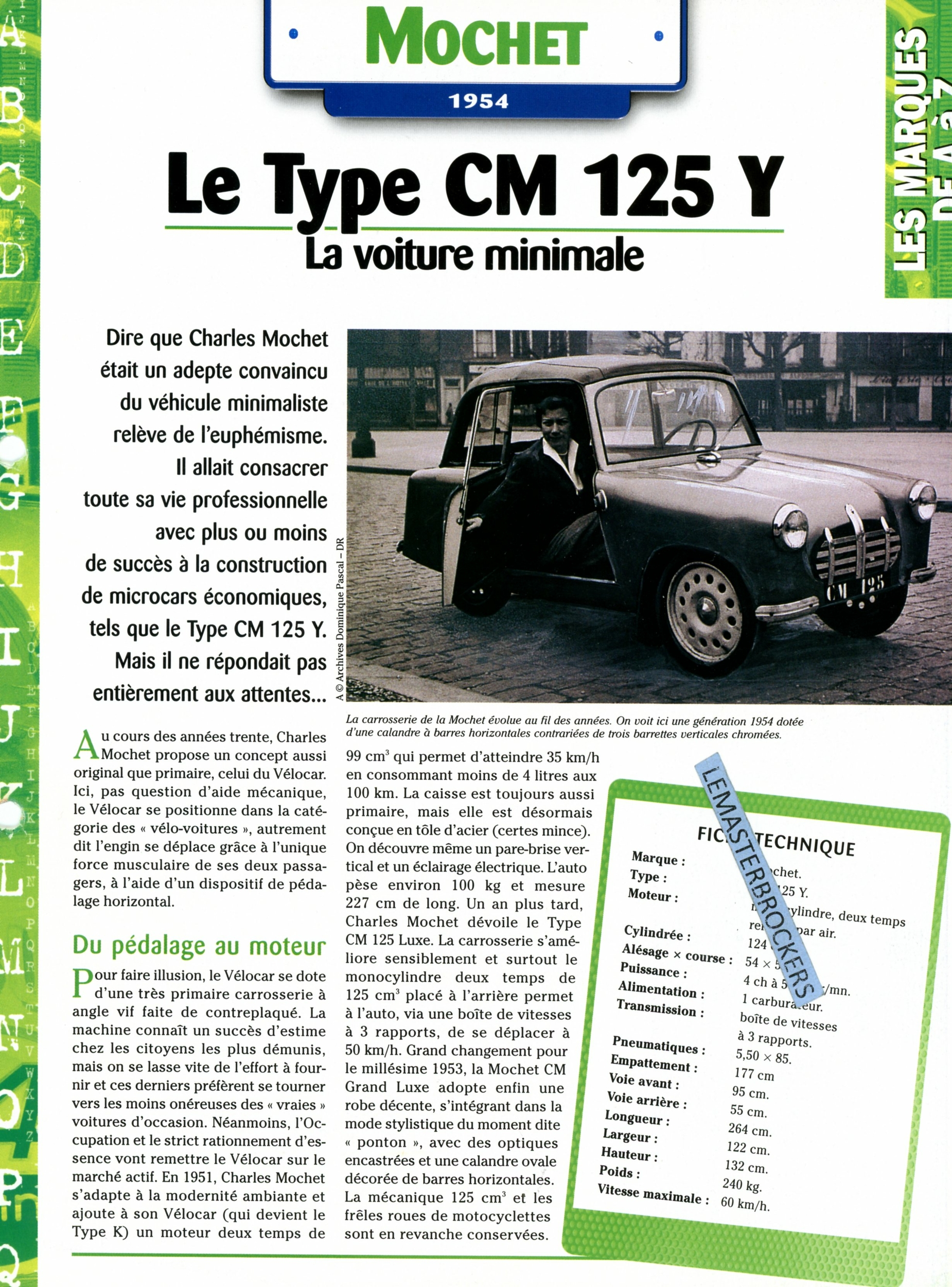 MOCHET-CM125-CM-125-CM125Y-1954-FICHE-AUTO-HACHETTE-LEMASTERBROCKERS