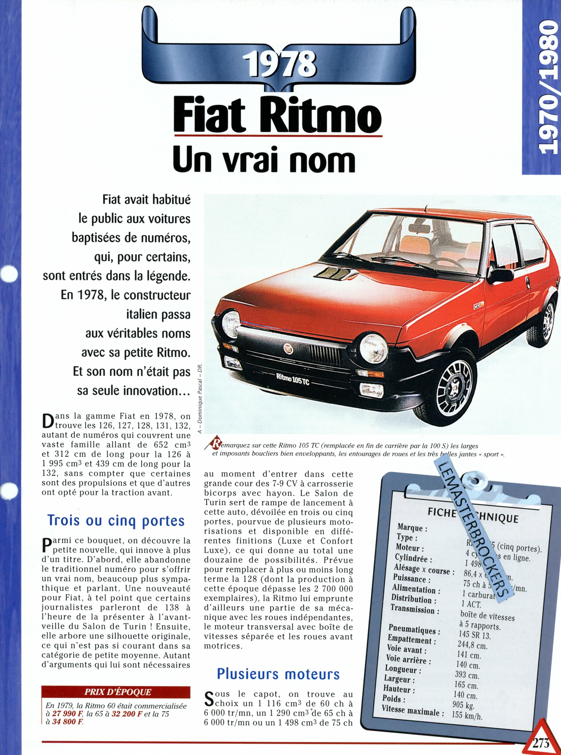 FIAT-RITMO-75-FICHE-AUTO-FICHE-TECHNIQUE-VOITURE-LEMASTERBROCKERS