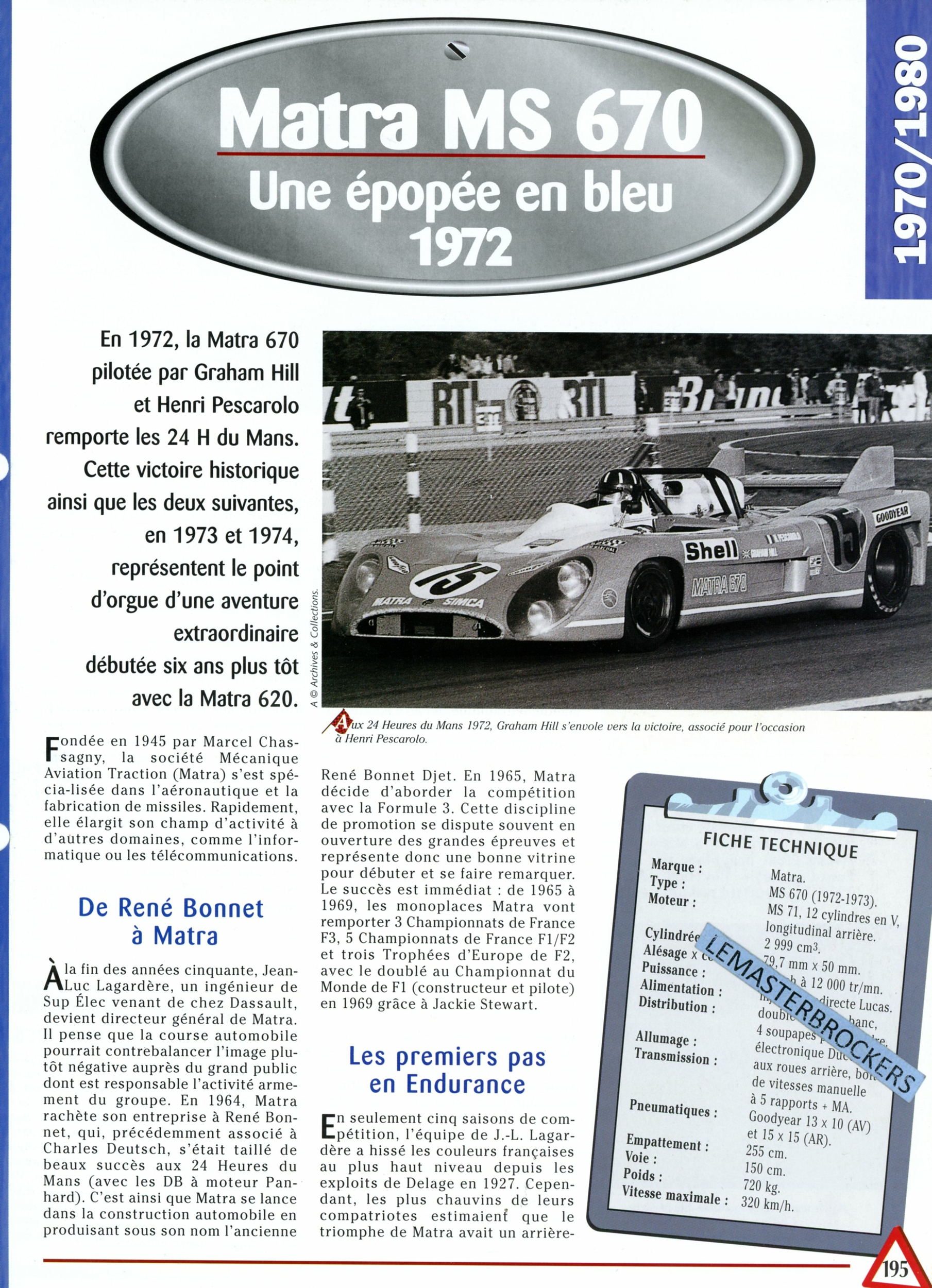 MATRA-MS670-1972-FICHE-AUTO-FICHE-TECHNIQUE-VOITURE-LEMASTERBROCKERS