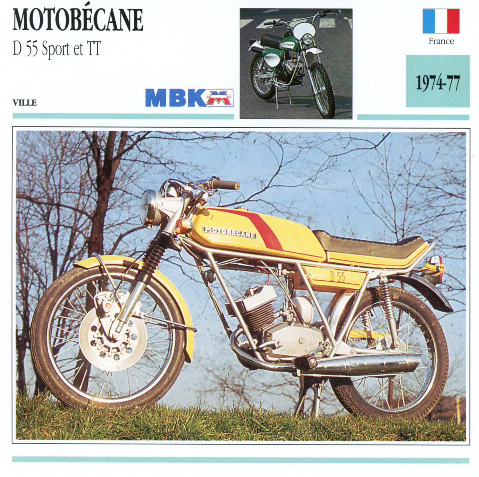 MOTOBÉCANE-D55-SPORT-TT-1974-1977-CARTE-CARD-FICHE-MOTO-LEMASTERBROCKERS