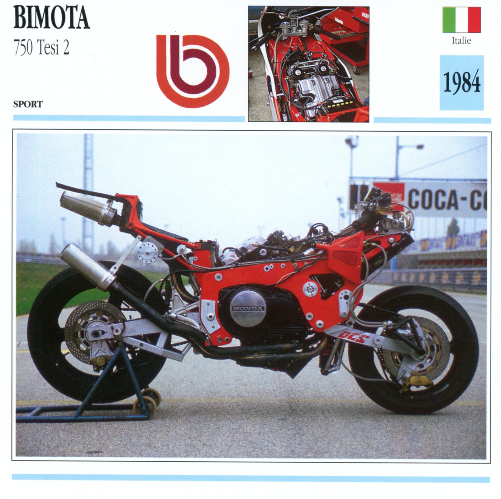 BIMOTA-750-TESI-1984-CARTE-CARD-FICHE-MOTO-LEMASTERBROCKERS