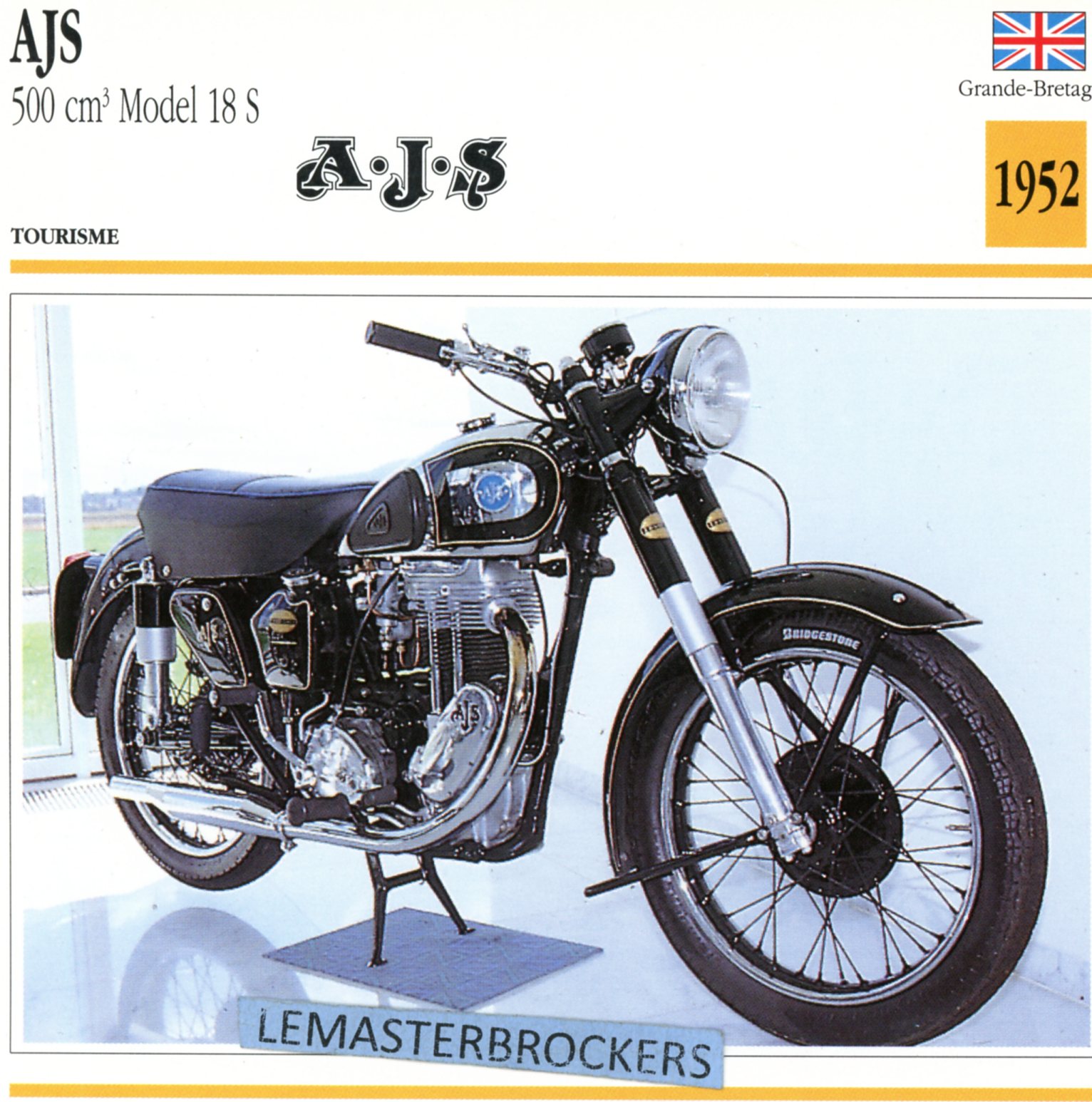 AJS 18S-1952-CARTE-CARD-FICHE-MOTO-LEMASTERBROCKERS
