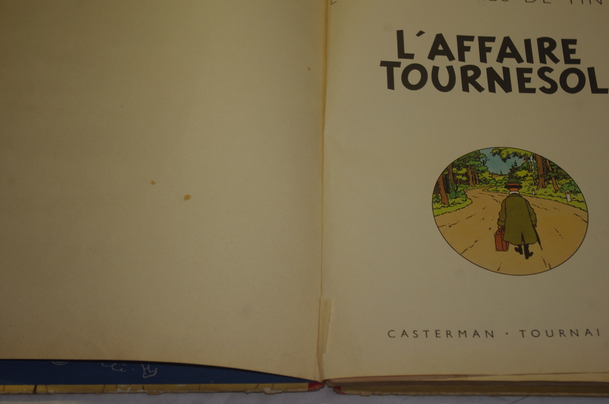 LAFFAIRE TOURNESOL 1956 B20 - ALBUM HERGE LEMASTERBROCKERS