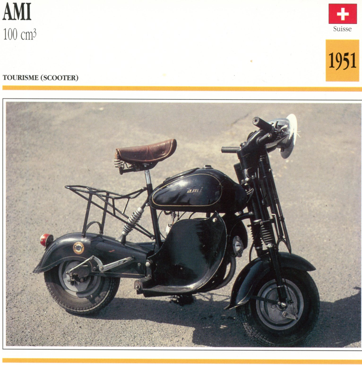 AMI 100 1951-CARTE-CARD-FICHE-MOTO-LEMASTERBROCKERS