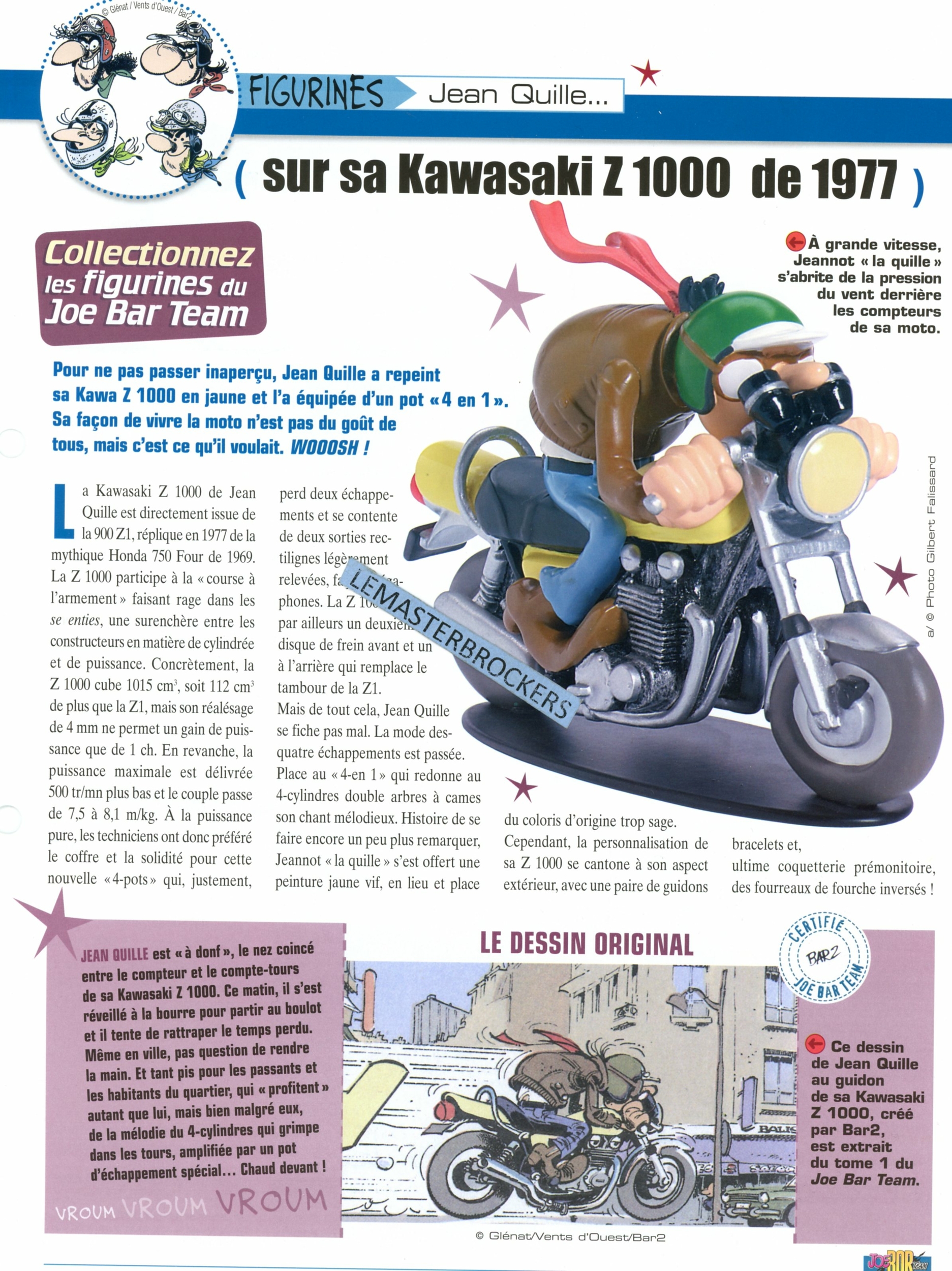 KAWASAKI Z1000 1977 JOE BAR TEAM JEAN QUILLE - FICHE MOTO-LEMASTERBROCKERS