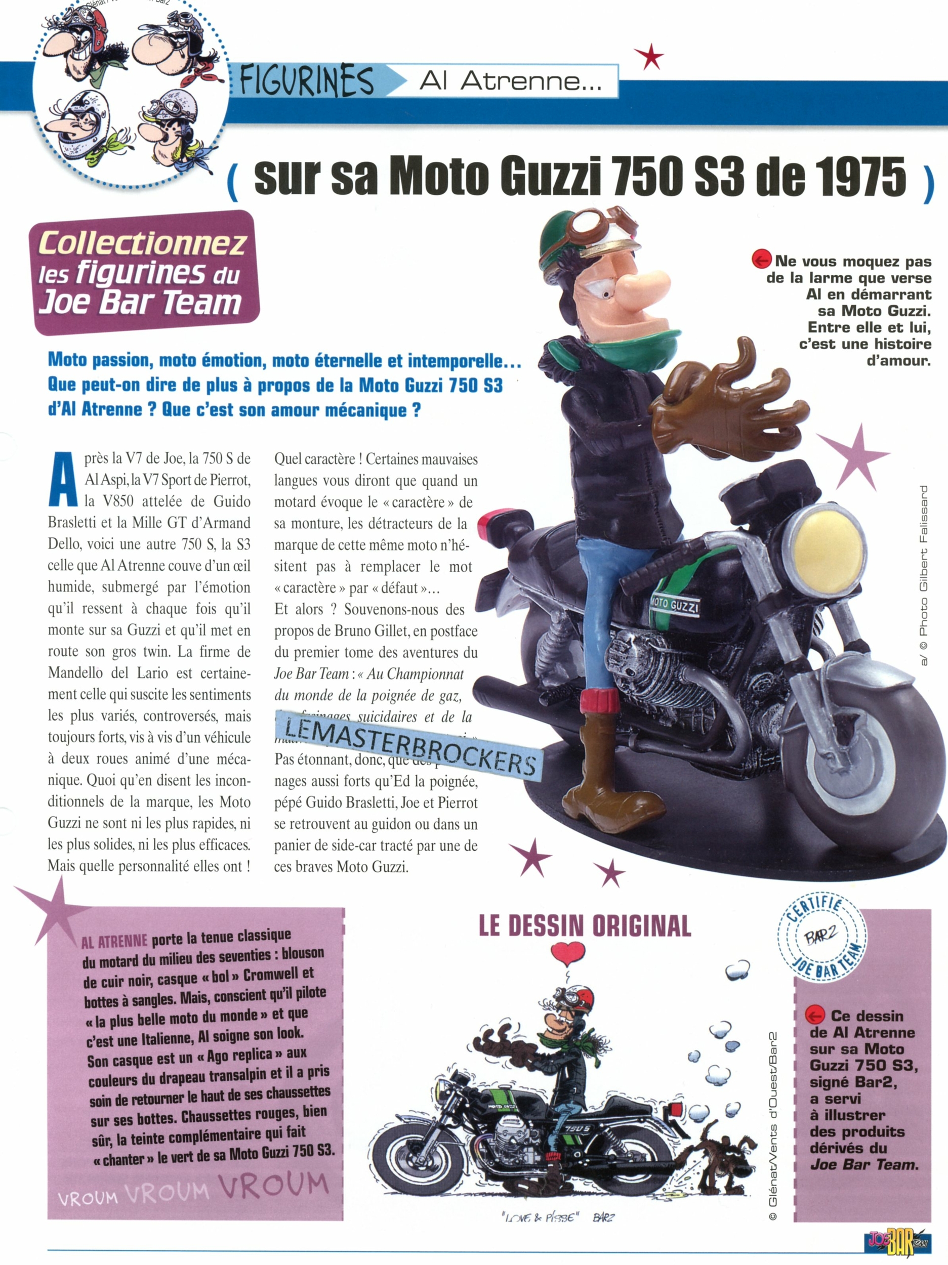 MOTO GUZZI 750 S3 1975 JOE BAR TEAM AI ATRENNE - FICHE MOTO-LEMASTERBROCKERS