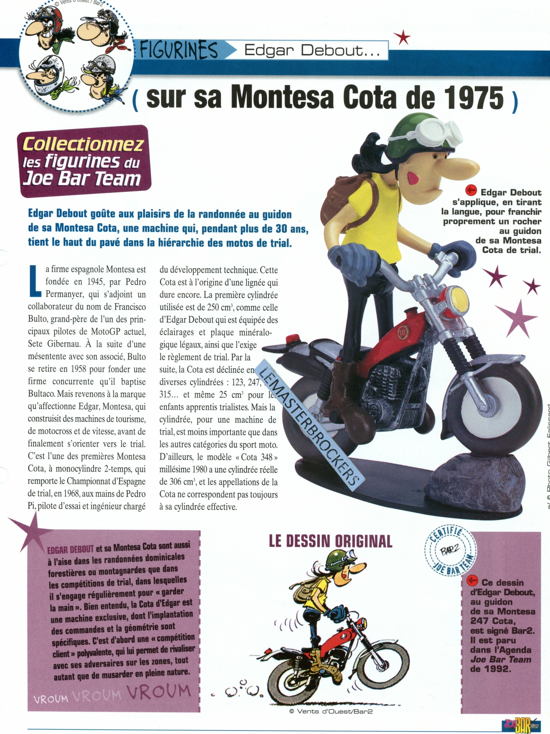 MONTESA COTA DE 1975 JOE BAR TEAM EDGAR DEBOUT - FICHE MOTO-LEMASTERBROCKERS