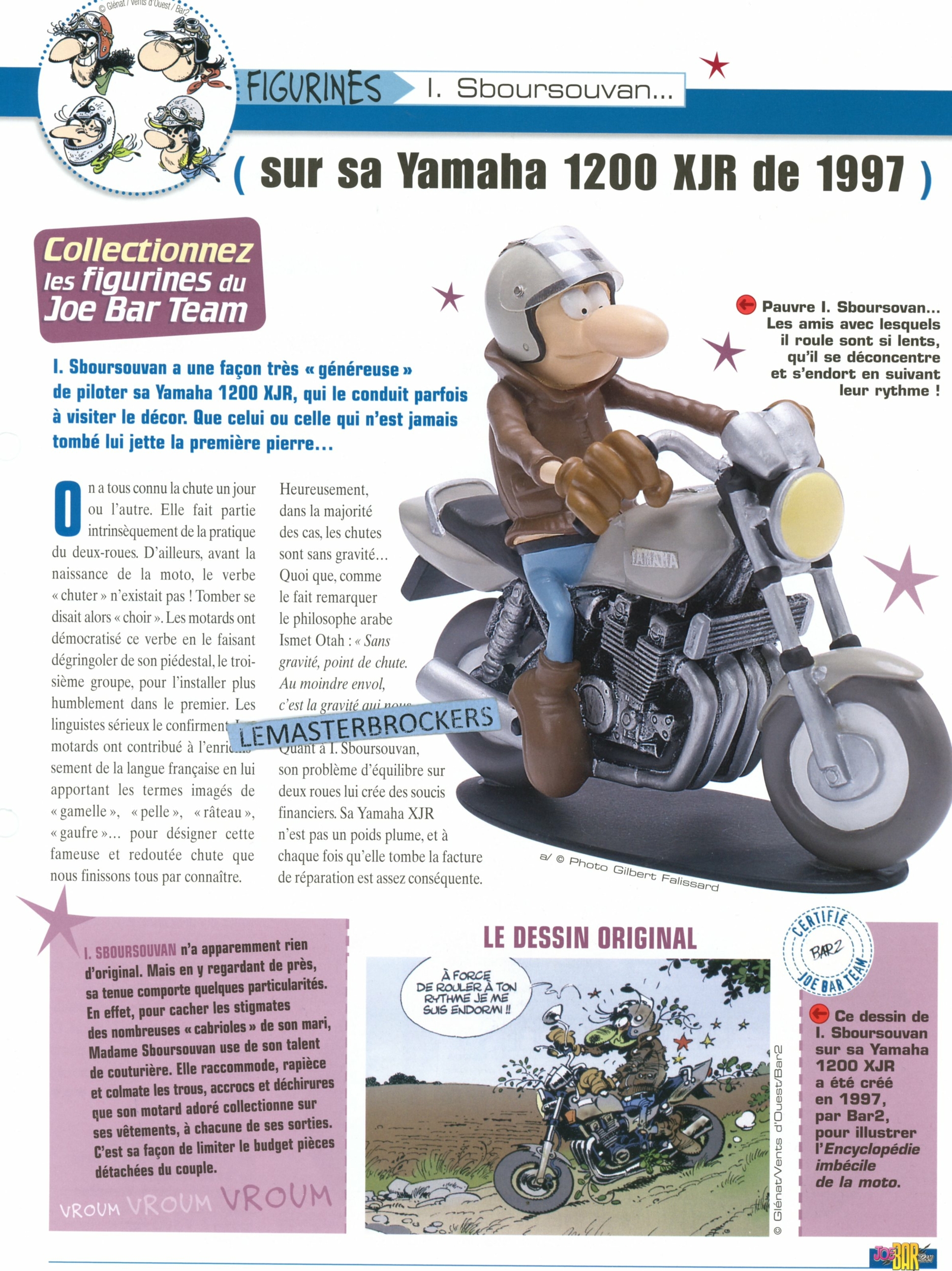 YAMAHA 1200 XJR 1997 JOE BAR TEAM SBOURSOUVAN - FICHE MOTO-LEMASTERBROCKERS