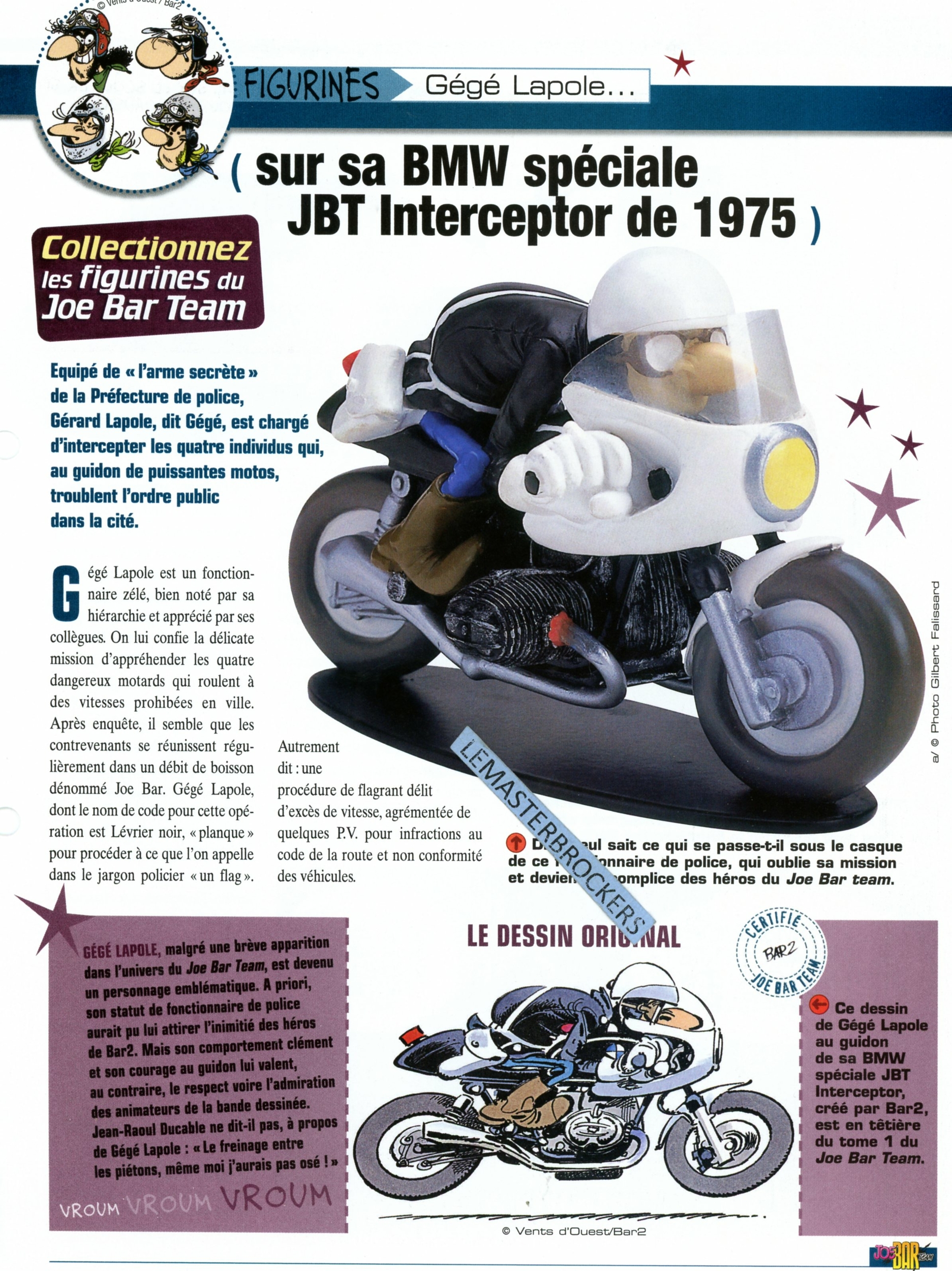 BMW SPÉCIALE JBT INTERCEPTOR 1975 JOE BAR TEAM GÉGÉ LAPOLE - FICHE MOTO -LEMASTERBROCKERS