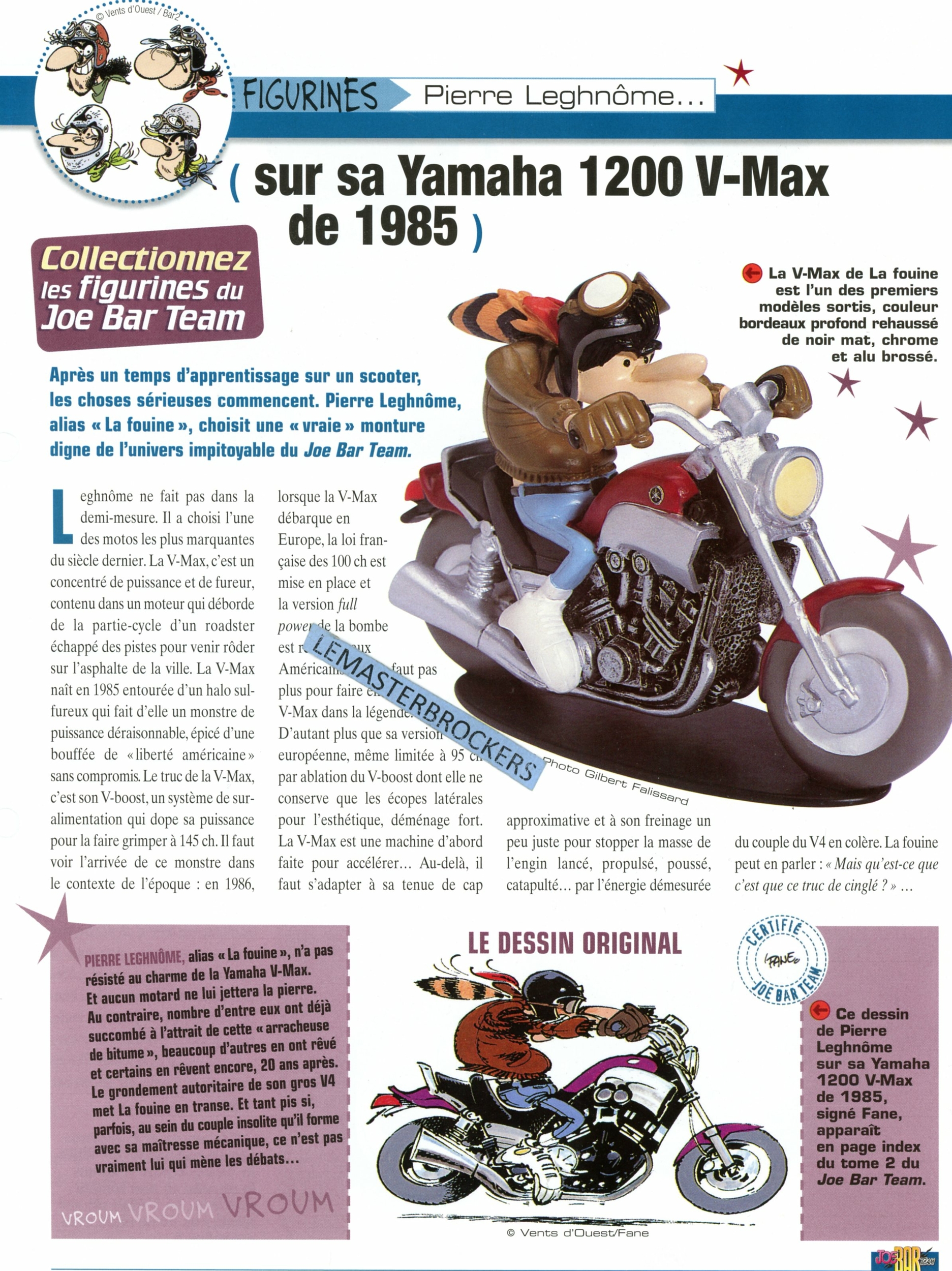 YAMAHA 1200 V-MAX JOE BAR TEAM PIERRE LEGHNÔME - FICHE MOTO VMAX