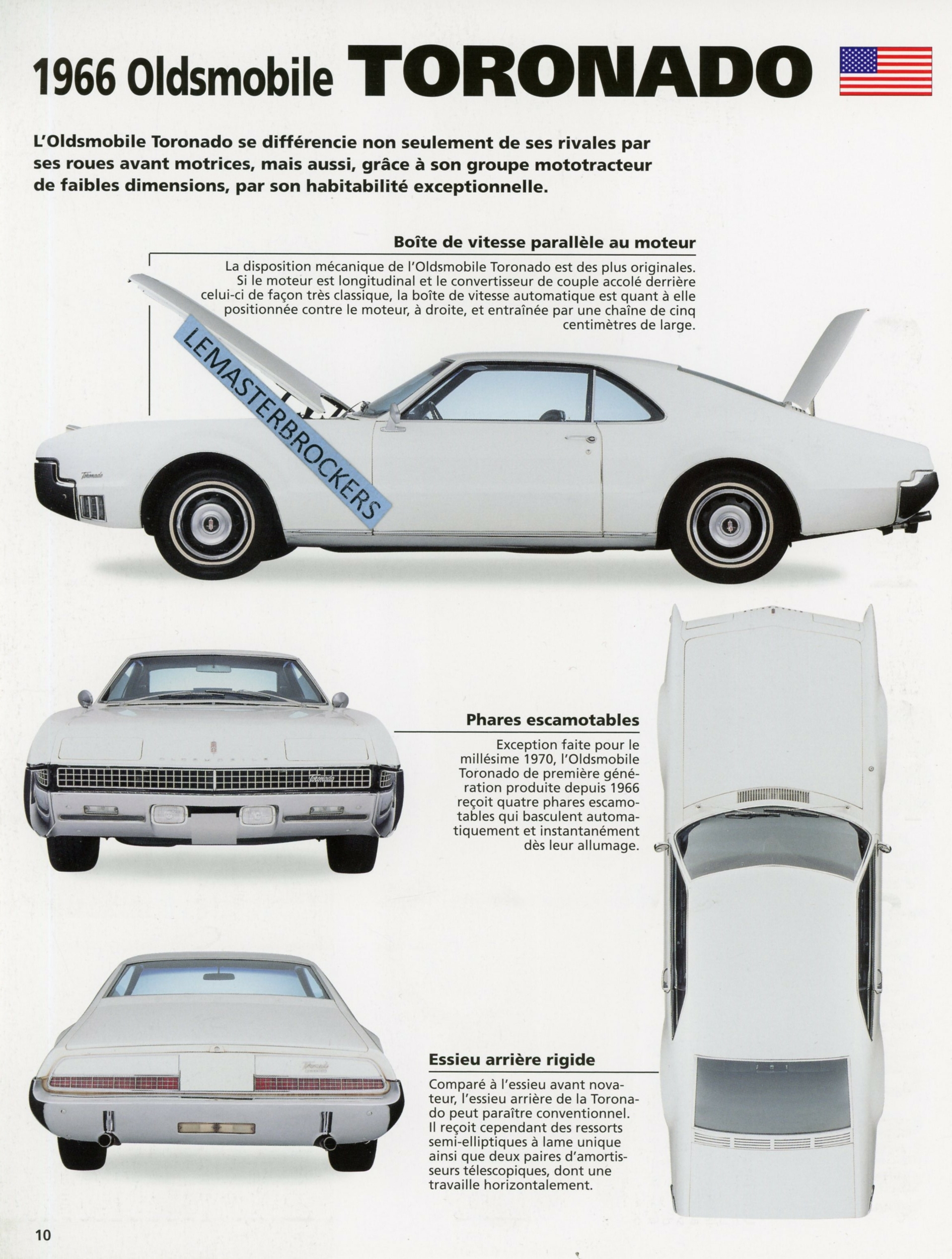FICHE AUTO OLDSMOBILE TORNADO 1966 LEMASTERBROCKERS