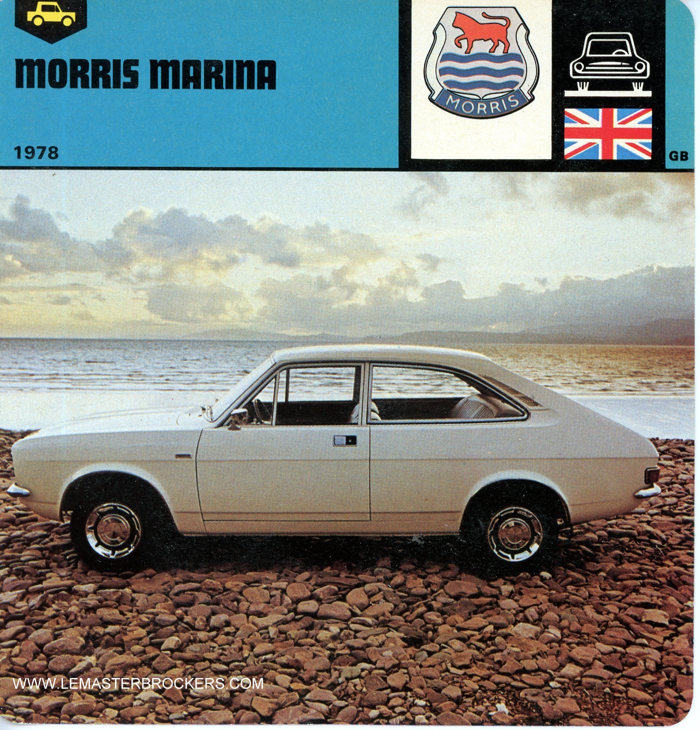 FICHE AUTO MORRIS MARINA - 1978