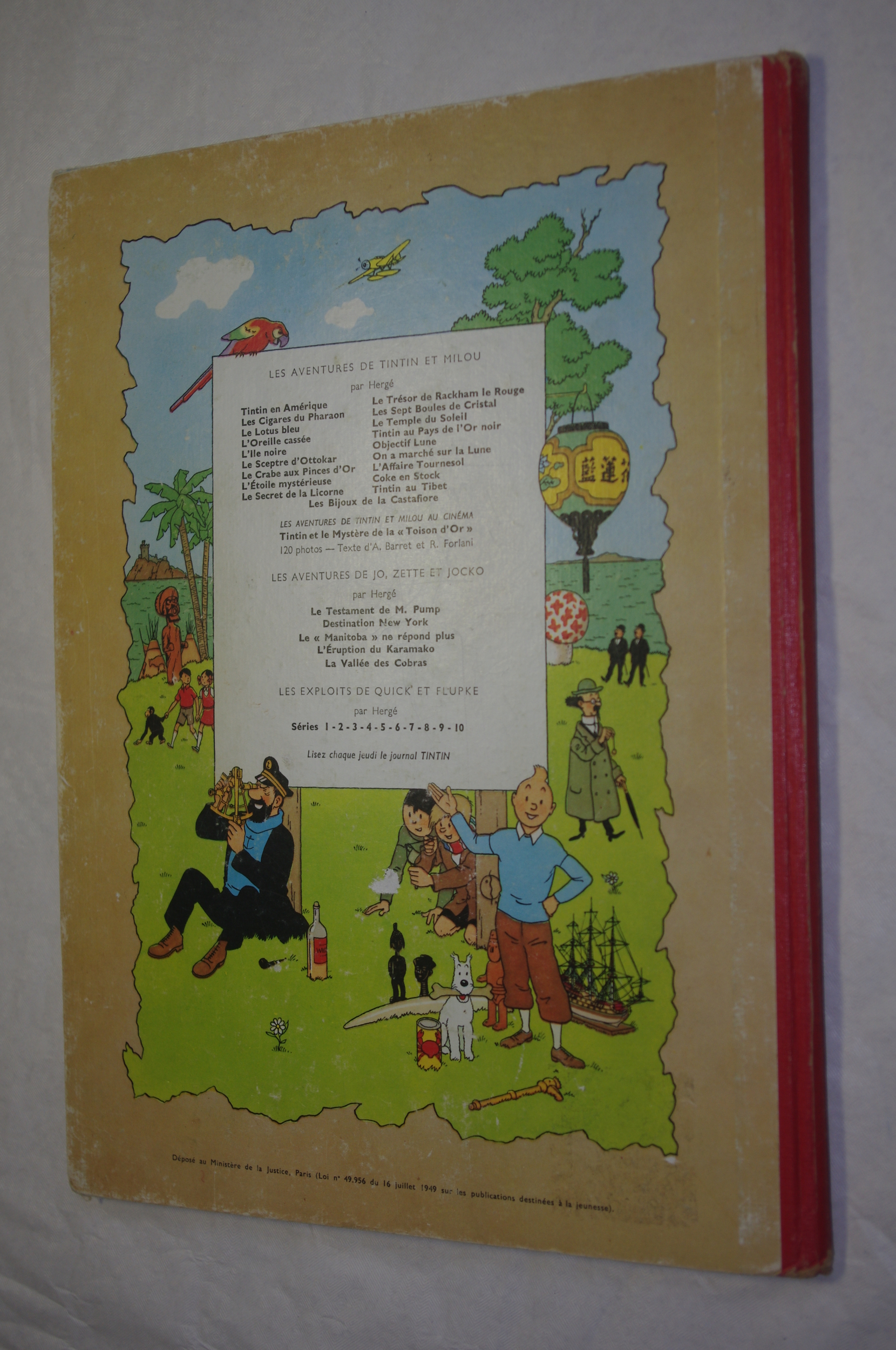 TINTIN  AU TIBET 1963-LEMASTERBROCKERS-BD-ORIGINAL-HERGE-PLAT-B33