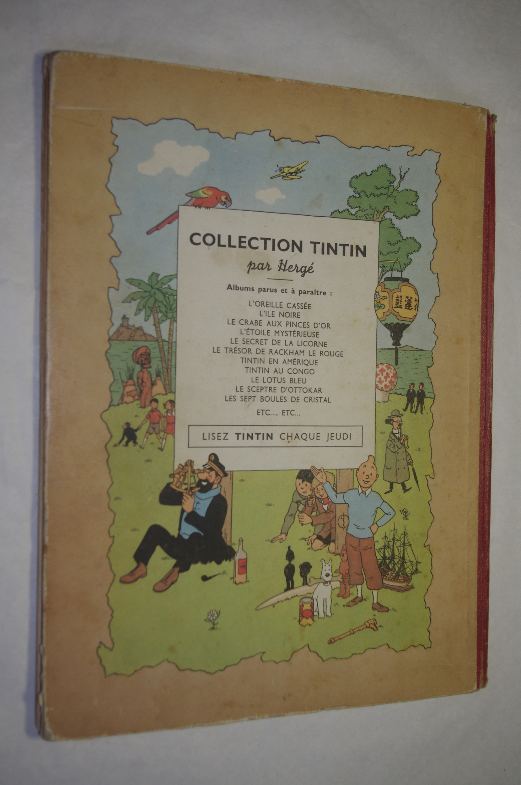 TINTIN-SECRET-DE-LA-LICORNE 1948 B2-LEMASTERBROCKERS