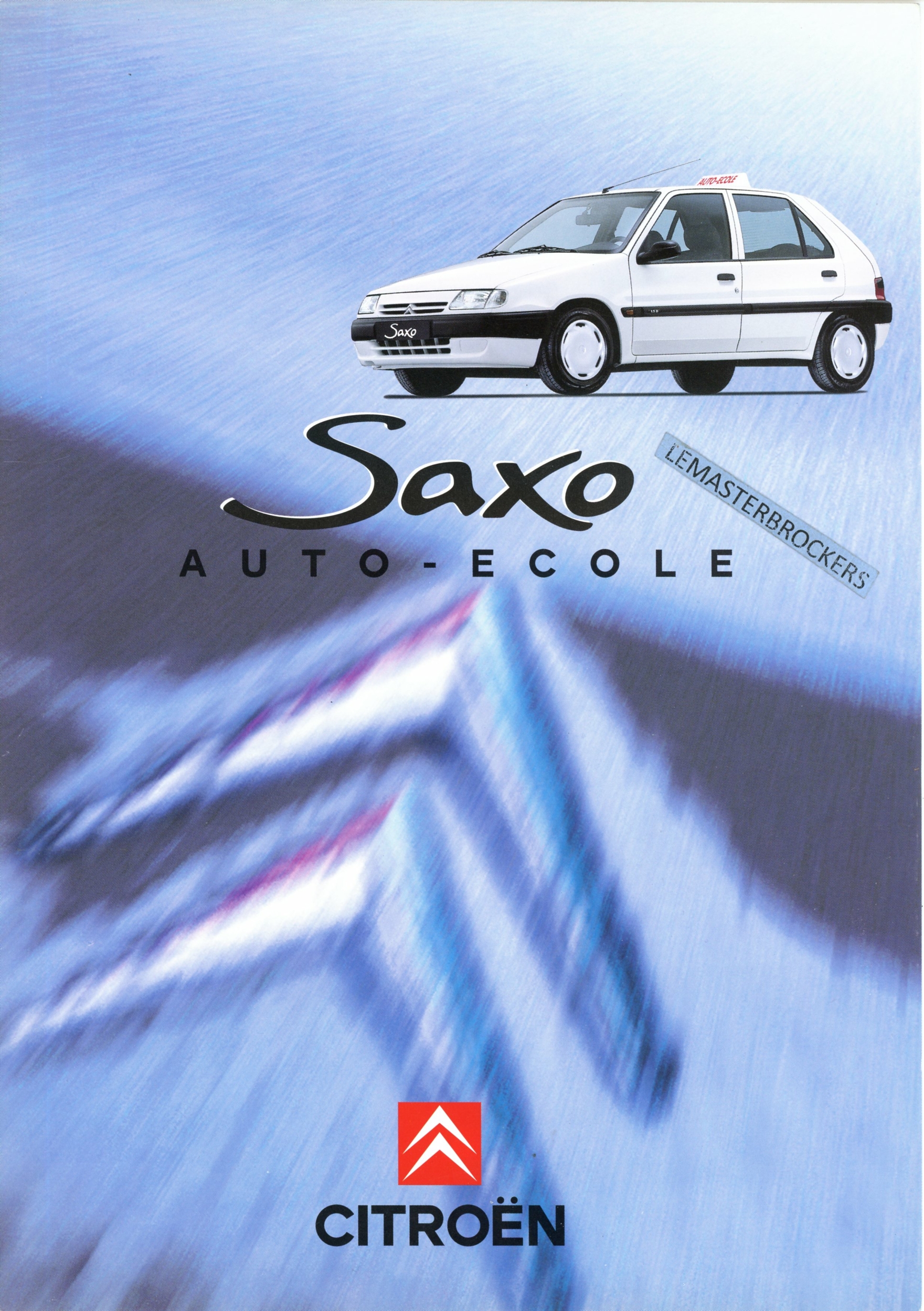 BROCHURE-CITROEN-OPERA-saxo-auto-ecole-1996-LEMASTERBROCKERS-PUB-AUTO
