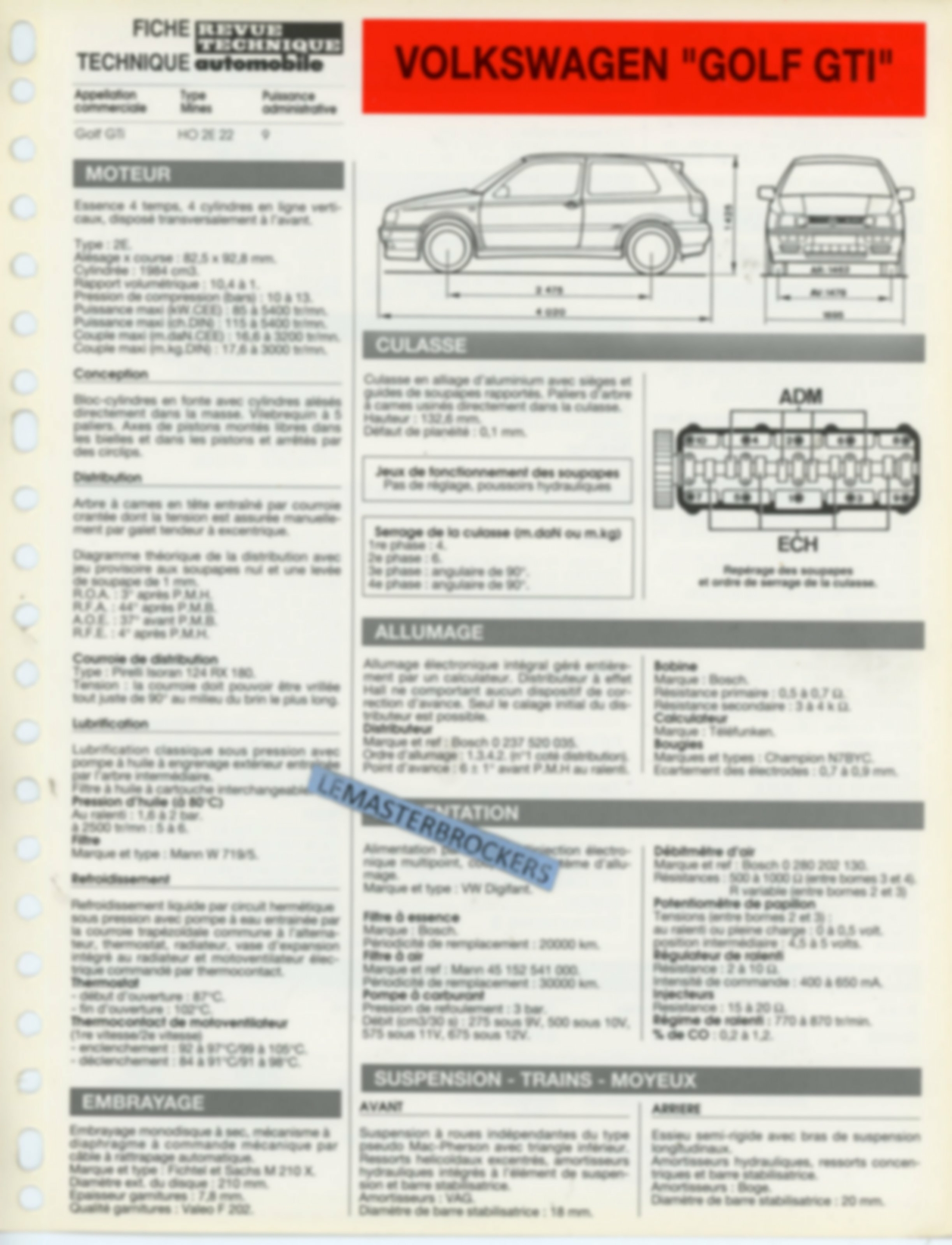 FICHE-TECHNIQUE-VW-GOLF-GTI-1992-FICHE-AUTO-LEMASTERBROCKERS