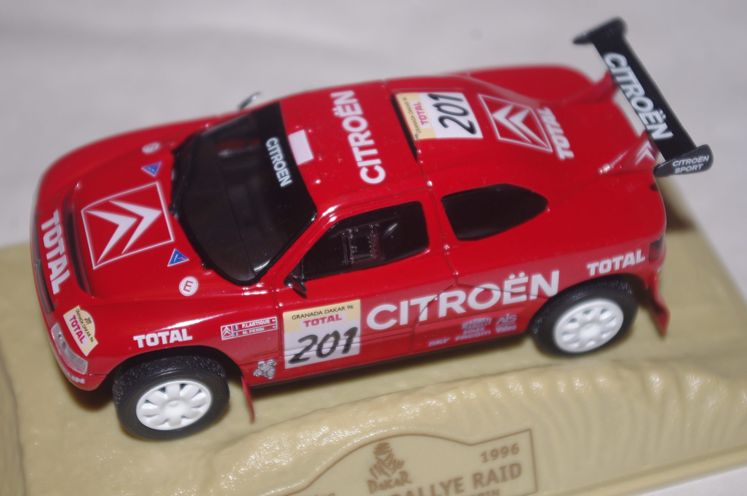 Citroen ZX Rallye Raid Dakar sans boite Norev 1/43°