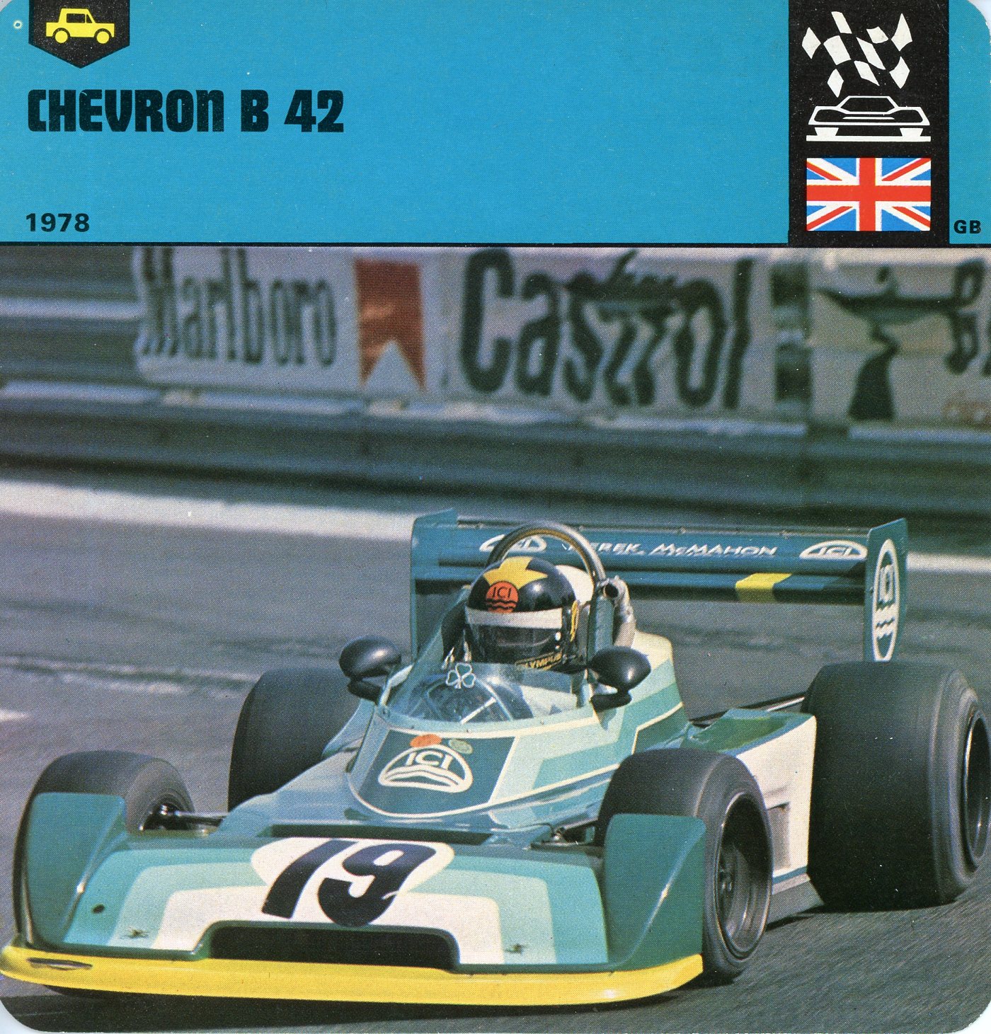 FICHE TYRRELL A SIX ROUES 1977
