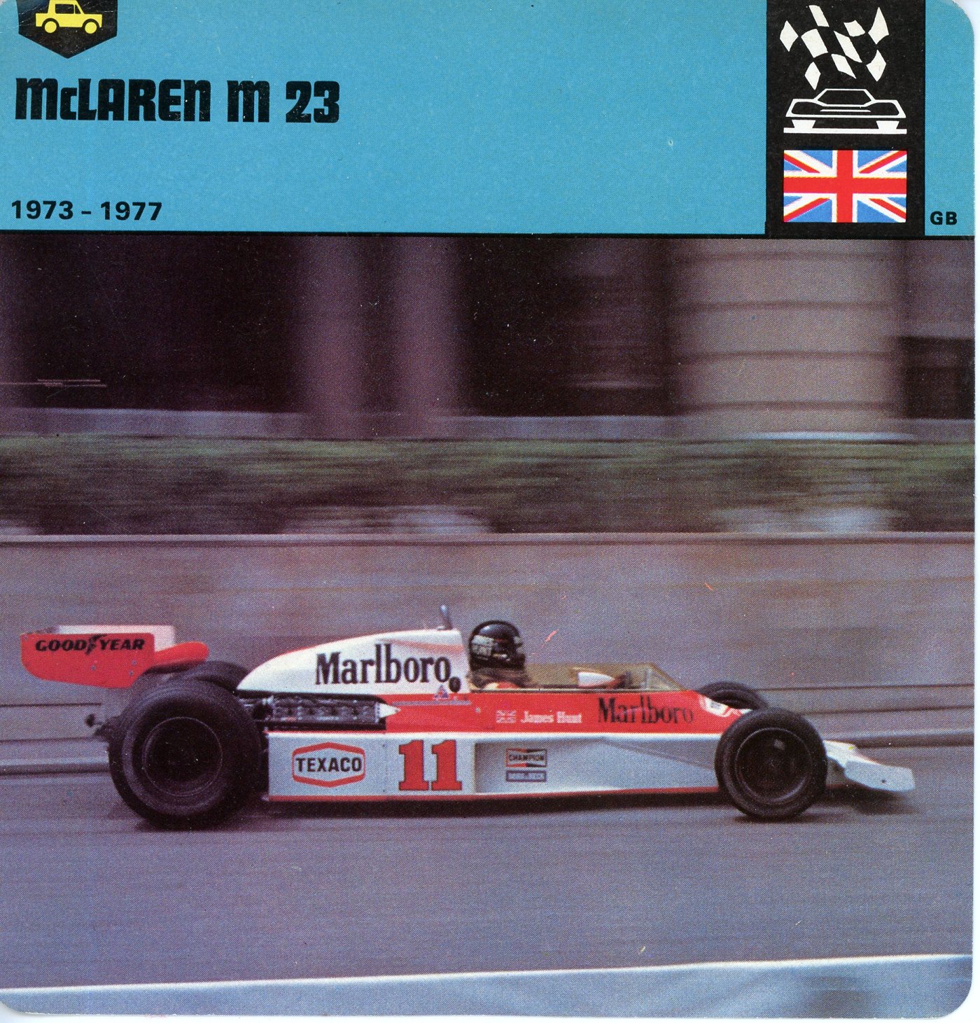 FICHE McLAREN M23 1973-1977