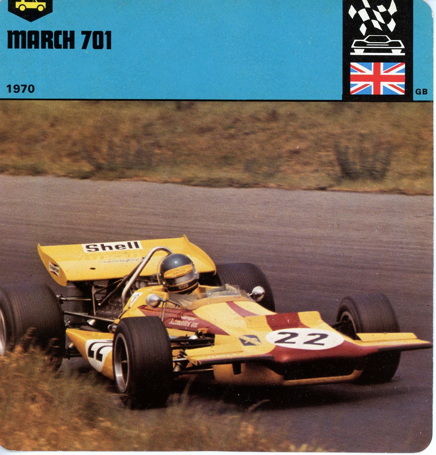 FICHE MARCH 701  1970