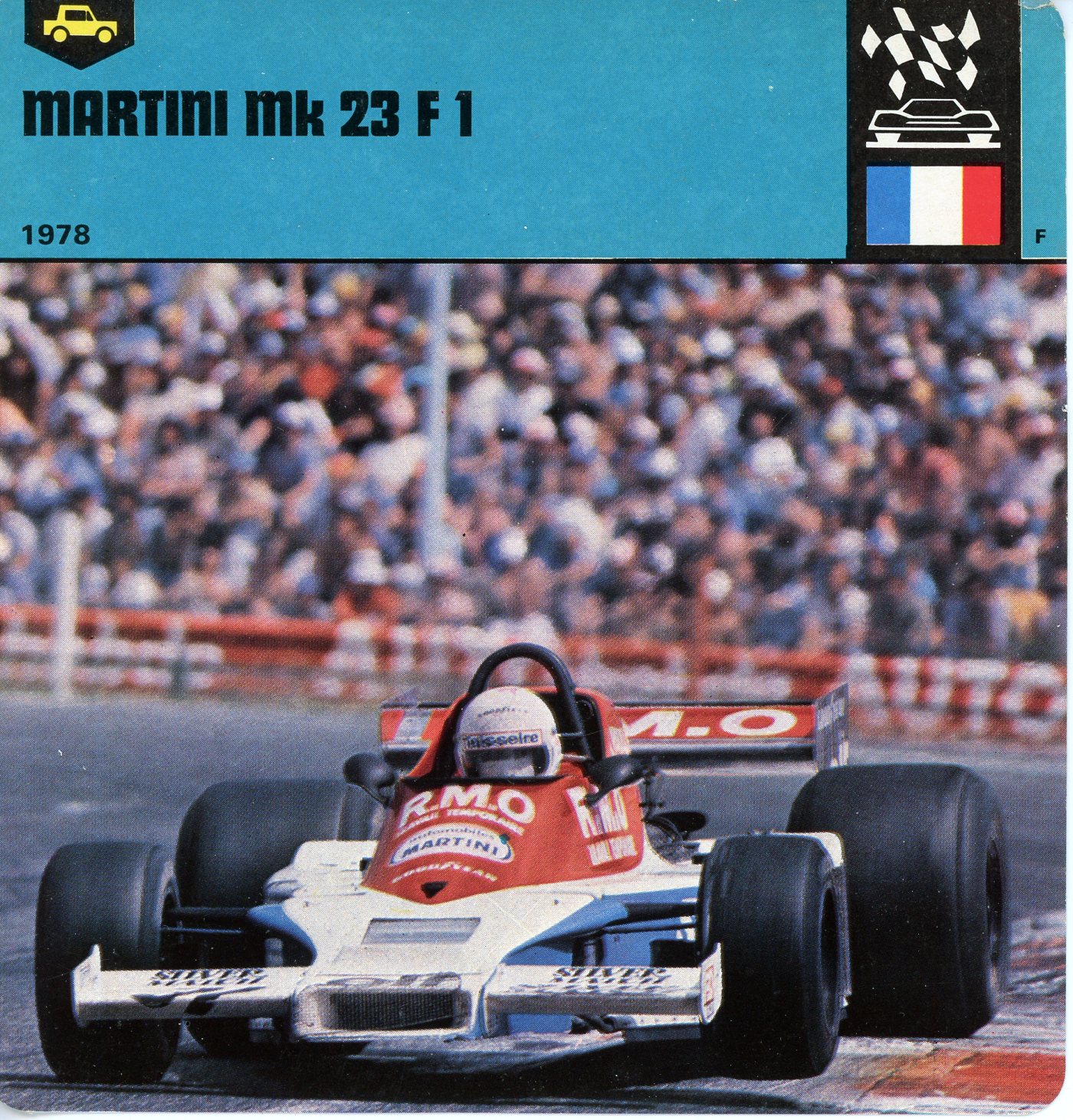 FICHE MARTINI Mk 23 F1  1978
