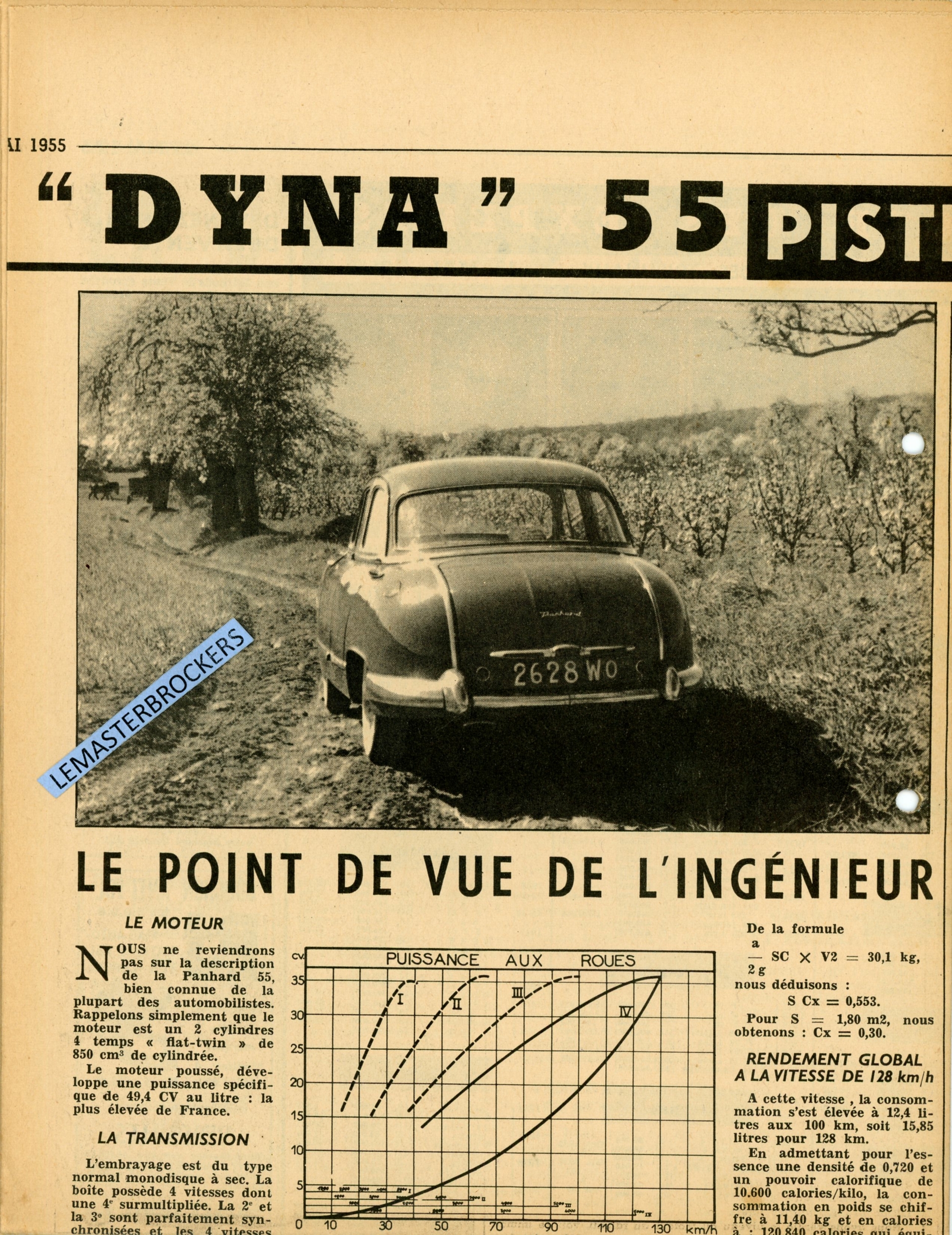 PANHARD-DYNA-ARTICLE-PRESSE-1955-LEMASTERBROCKERS