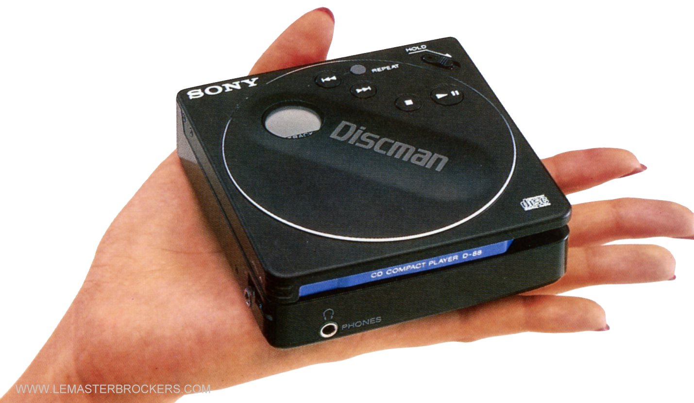 DISCMAN-SONY-D88-D-88-LEMASTERBROCKERS-MINI-POCKET-SONY