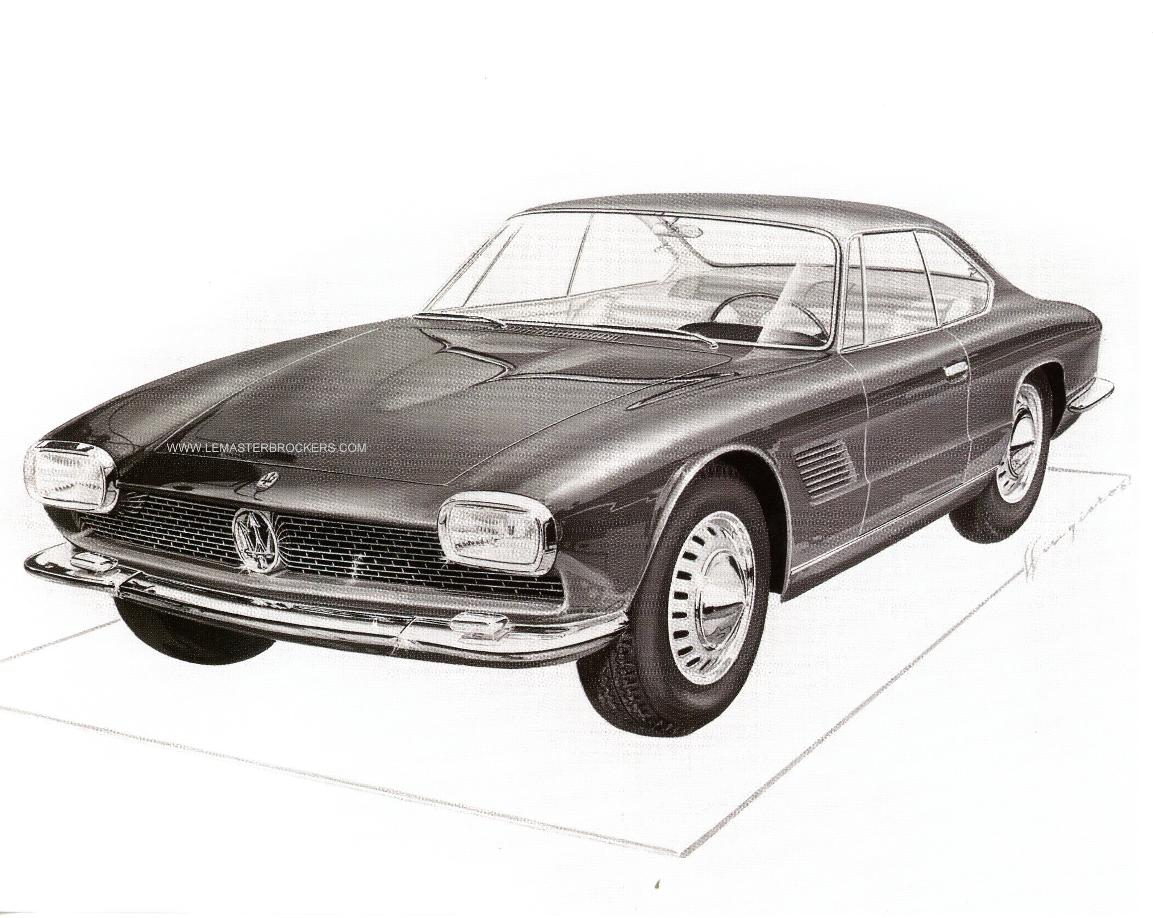 FICHE MASERATI 3500 GT - 1957