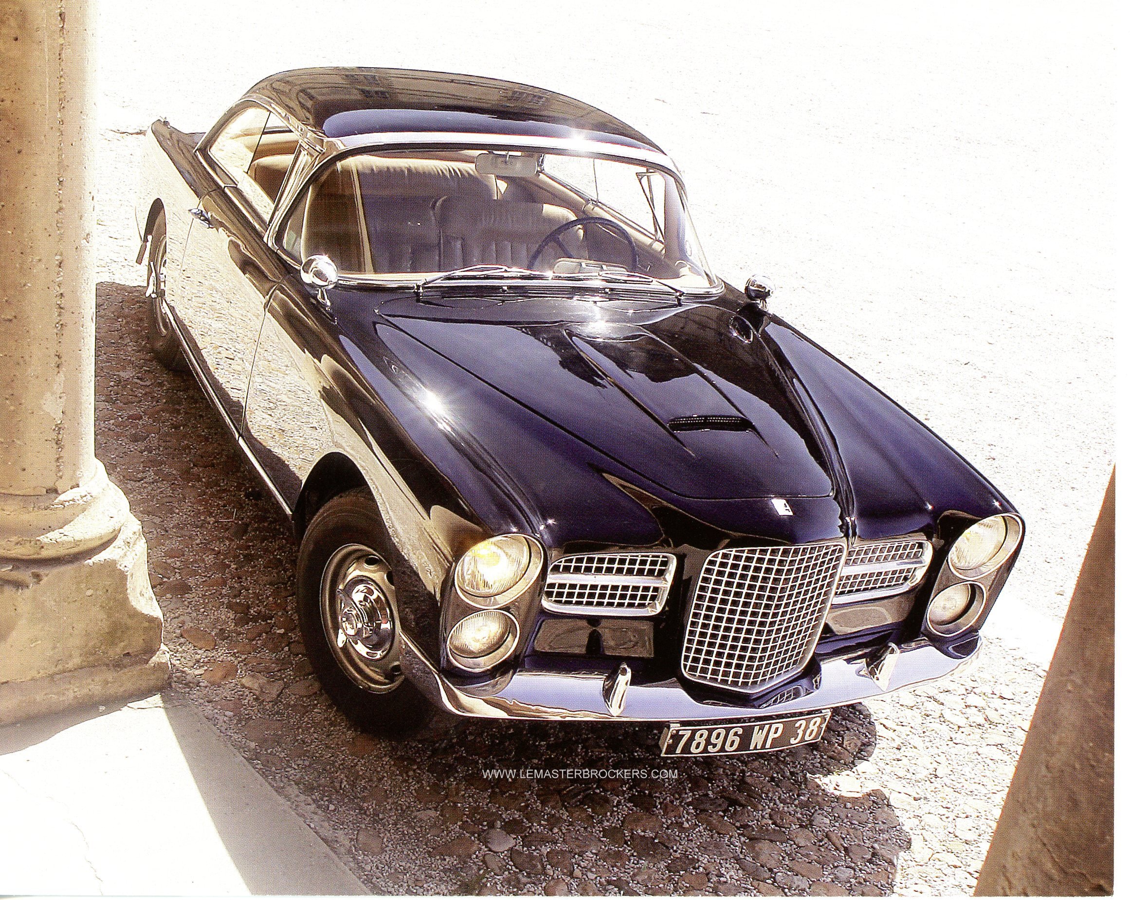 FICHE FACEL VEGA HK500 - 1959