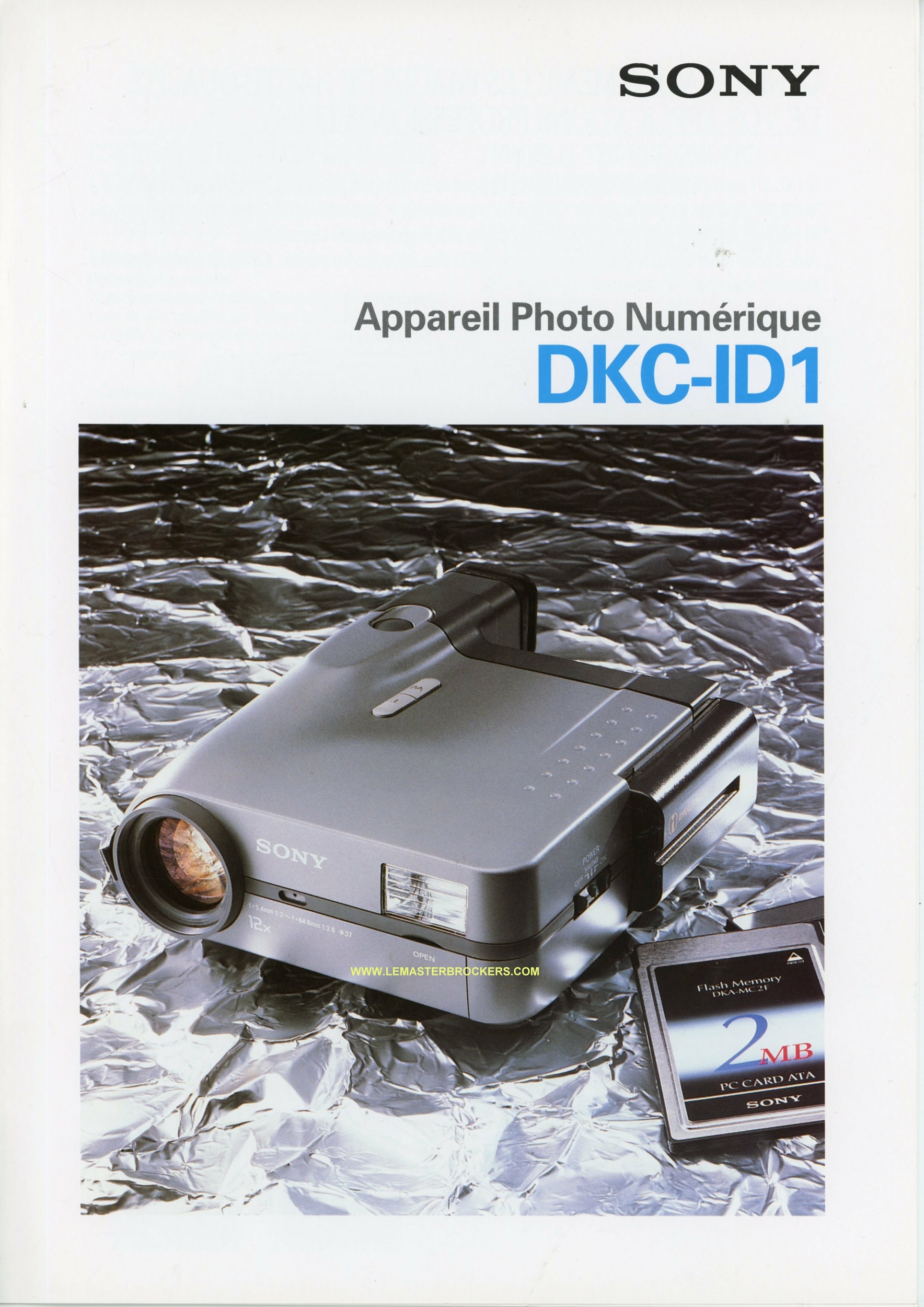 SONY-DKC-ID1-BROCHURE-PROSPEKT-LEMASTERBROCKERS-catalogue-appareil-photo