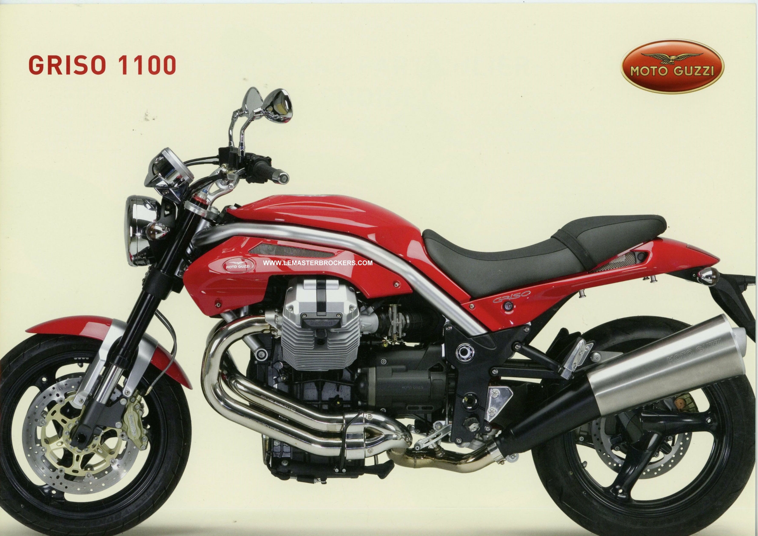 MOTO-GUZZI-GRISSO-1100-BROCHURE-PROSPECTUS-LEMASTERBROCKERS-catalogue-MOTO