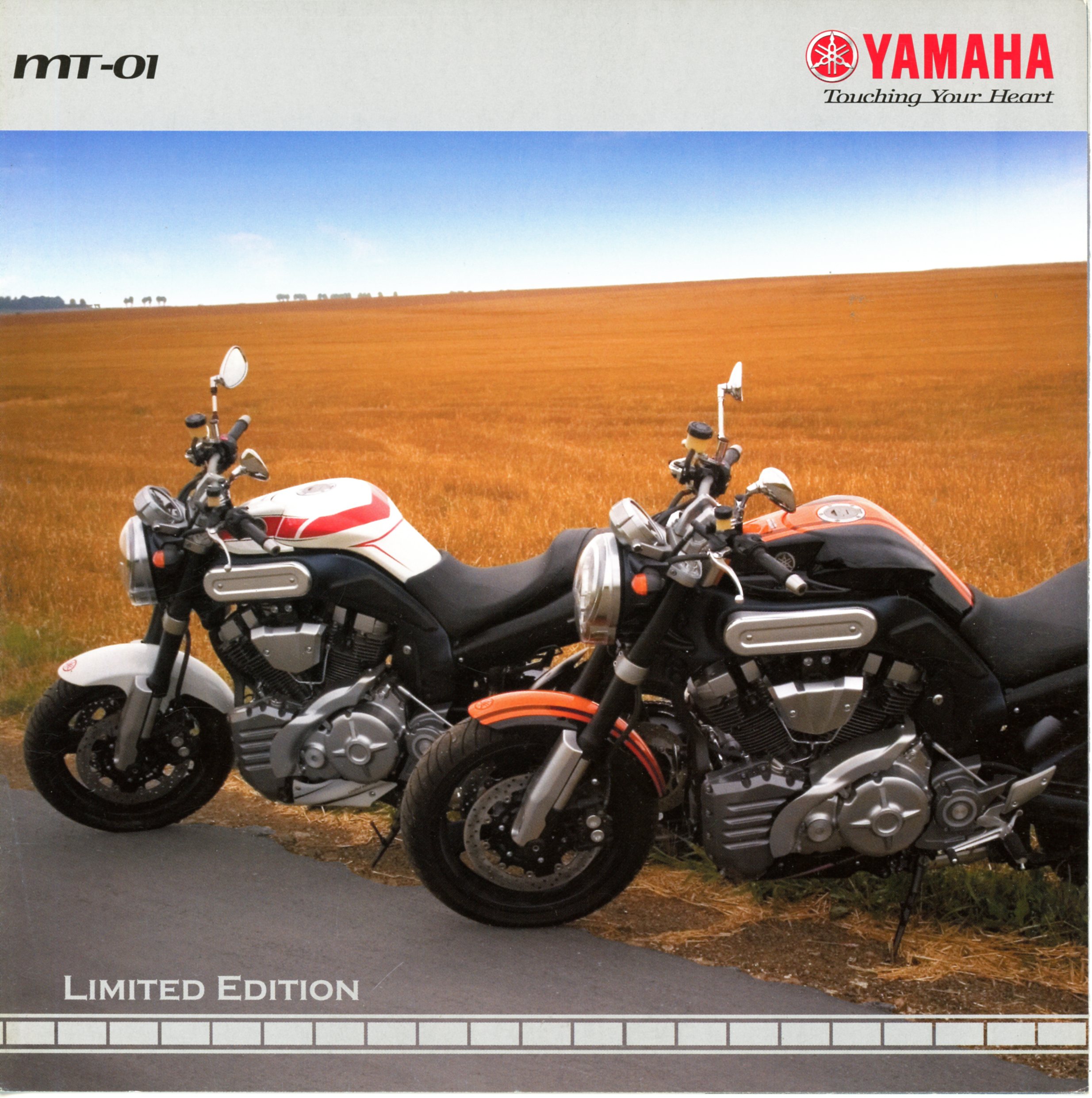 YAMAHA MT-01 LIMITED ÉDITION - BROCHURE MOTO PUBLICITAIRE