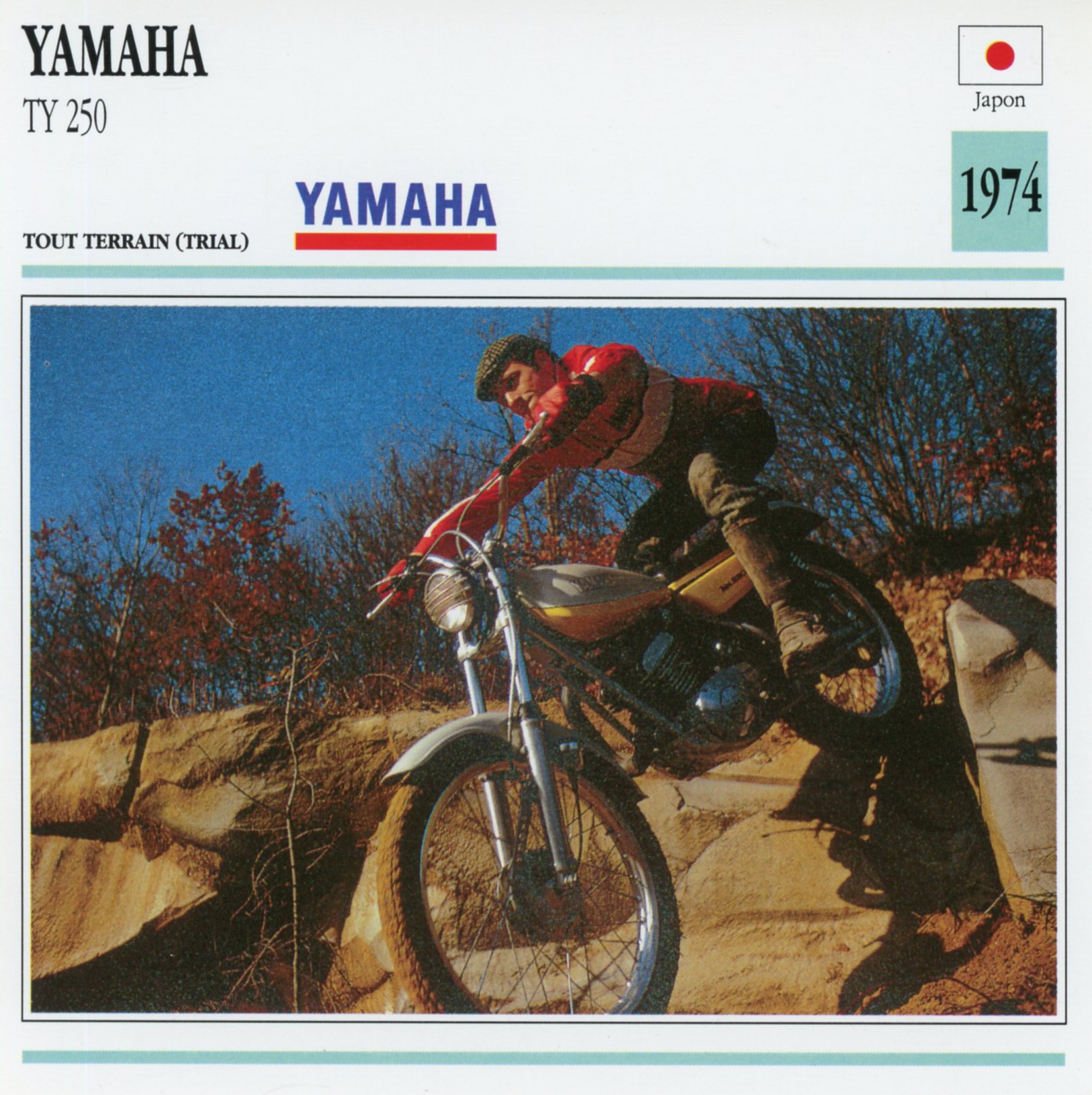FICHE-MOTO-YAMAHA-TY-TY250-1974-LEMASTERBROCKERS-littérature-brochure