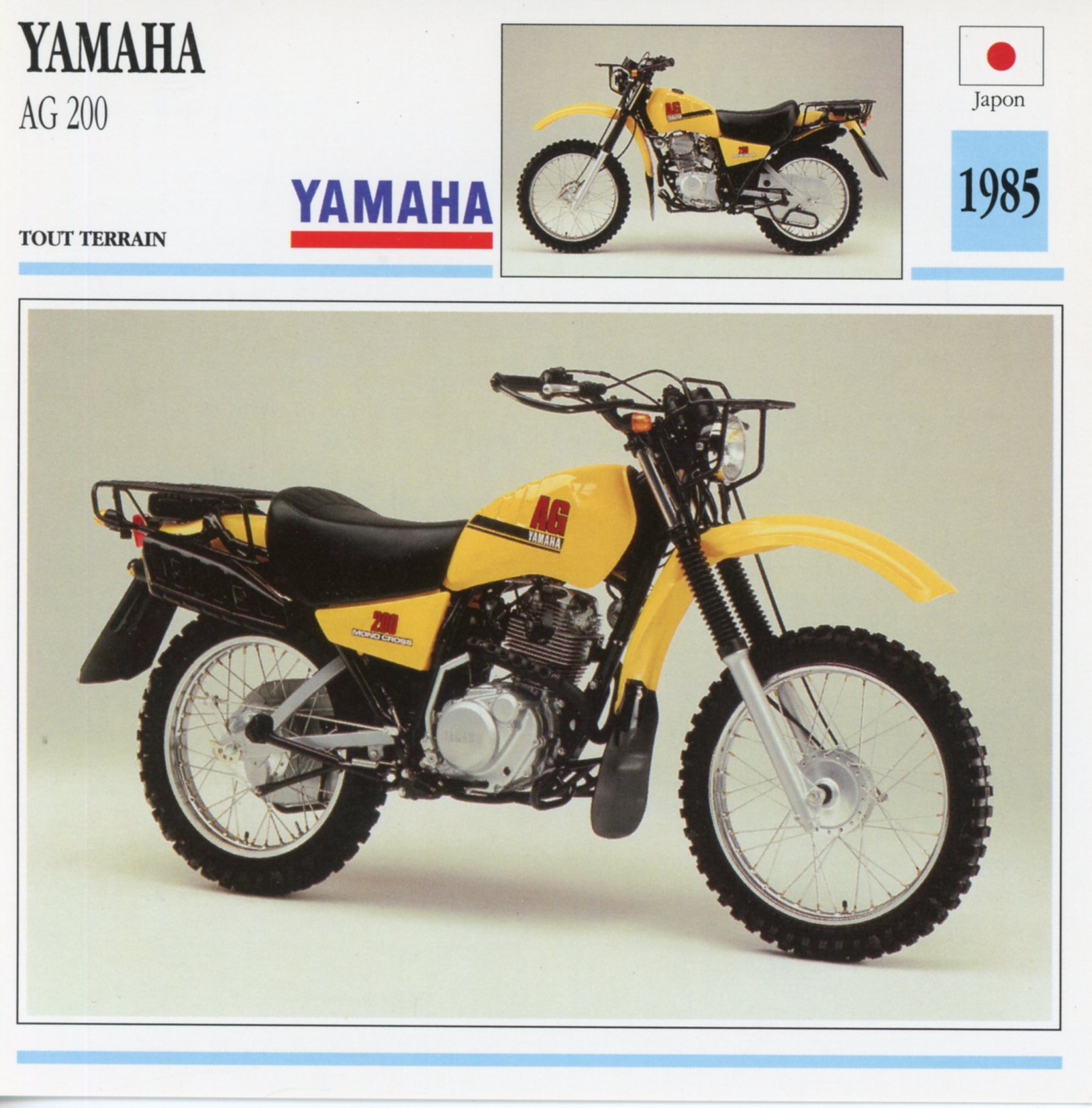 FICHE-MOTO-YAMAHA-AG-AG200-lemasterbrockers-Carte-Motorcycle-Card