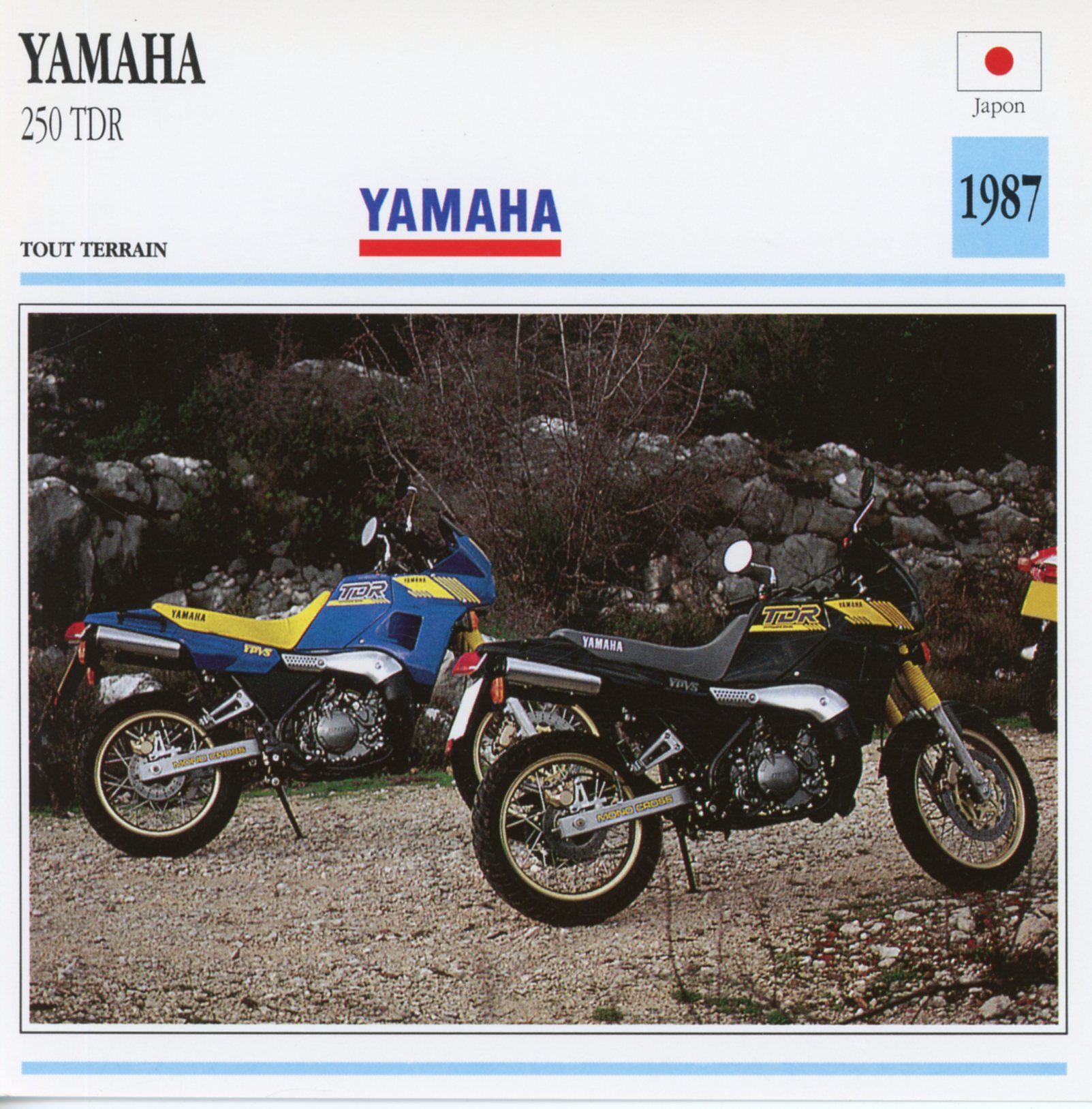 FICHE-MOTO-YAMAHA-TDR-TDR250-lemasterbrockers-Carte-Motorcycle-Card