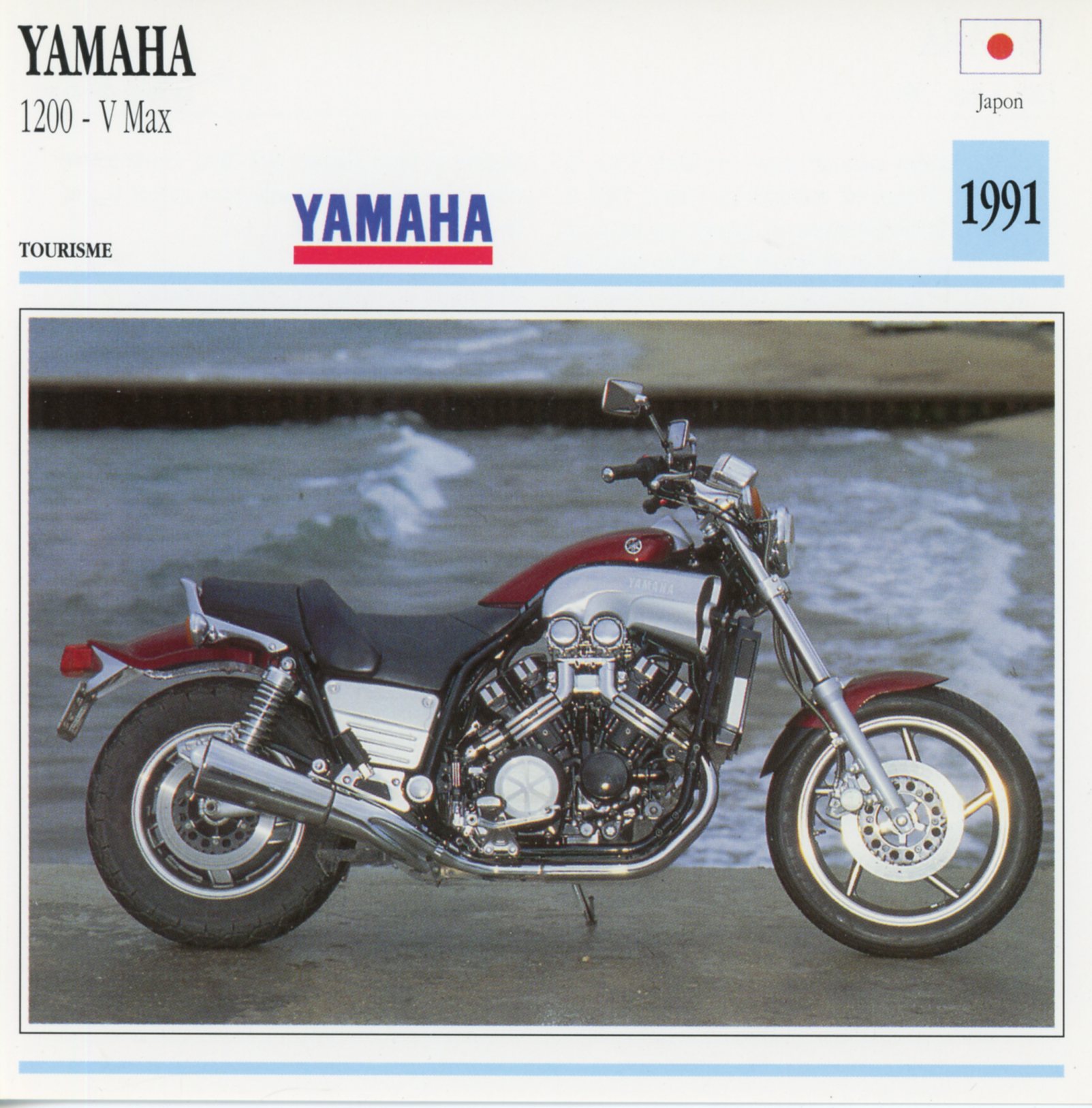 FICHE-MOTO-YAMAHA-VMAX-1200VMAX-lemasterbrockers-Carte-Motorcycle-Card-ATLAS