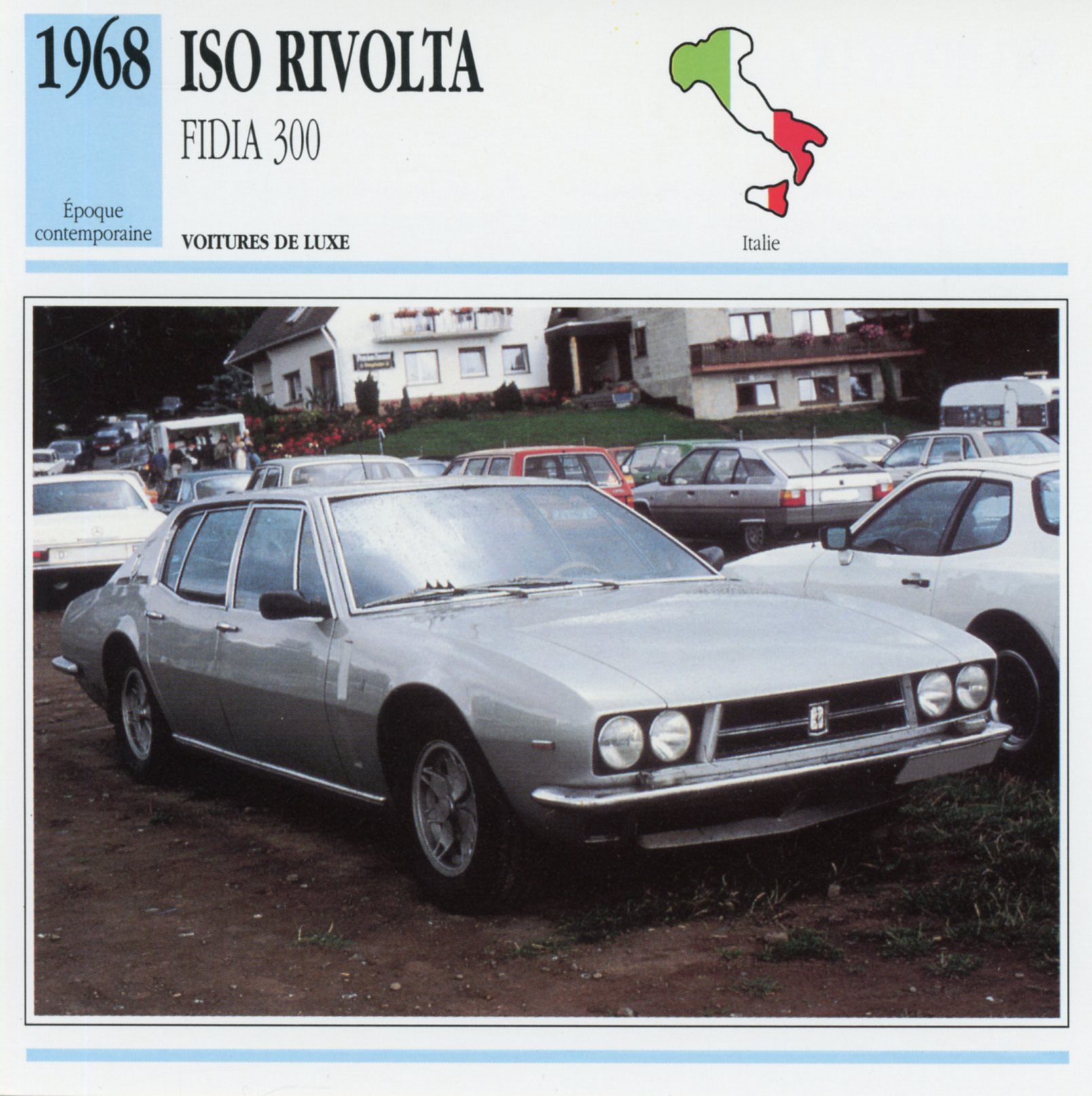 FICHE-AUTO-ISO-RIVOLTA-FIDIA-LEMASTERBROCKERS-CARD-CARS-ATLAS