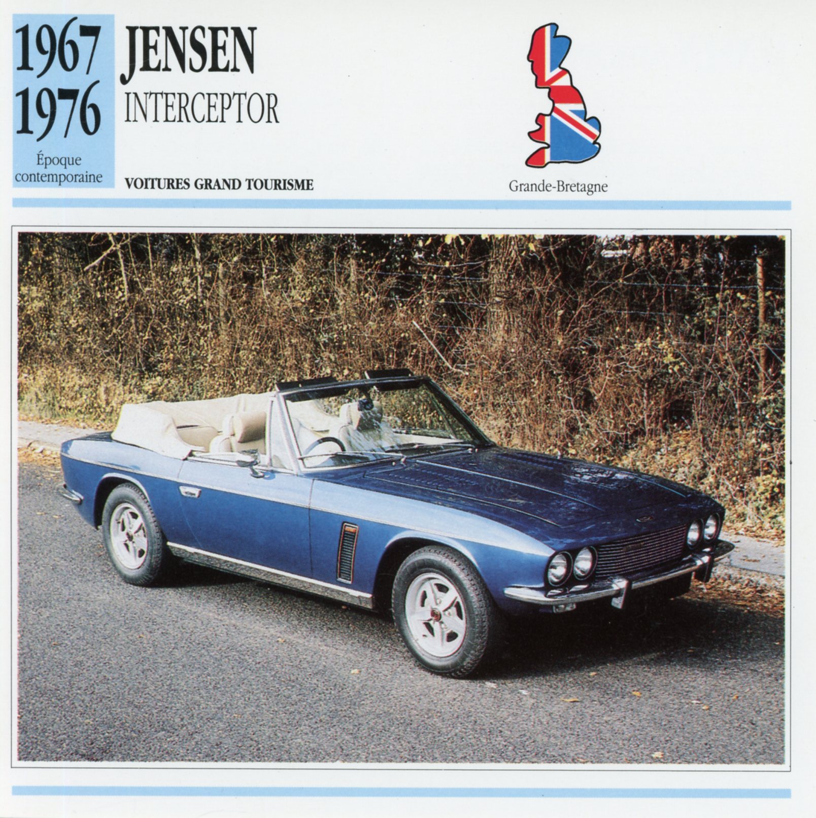 JENSEN-INTERCEPTORR-FICHE-AUTO-LEMASTERBROCKERS-CARD-ATLAS