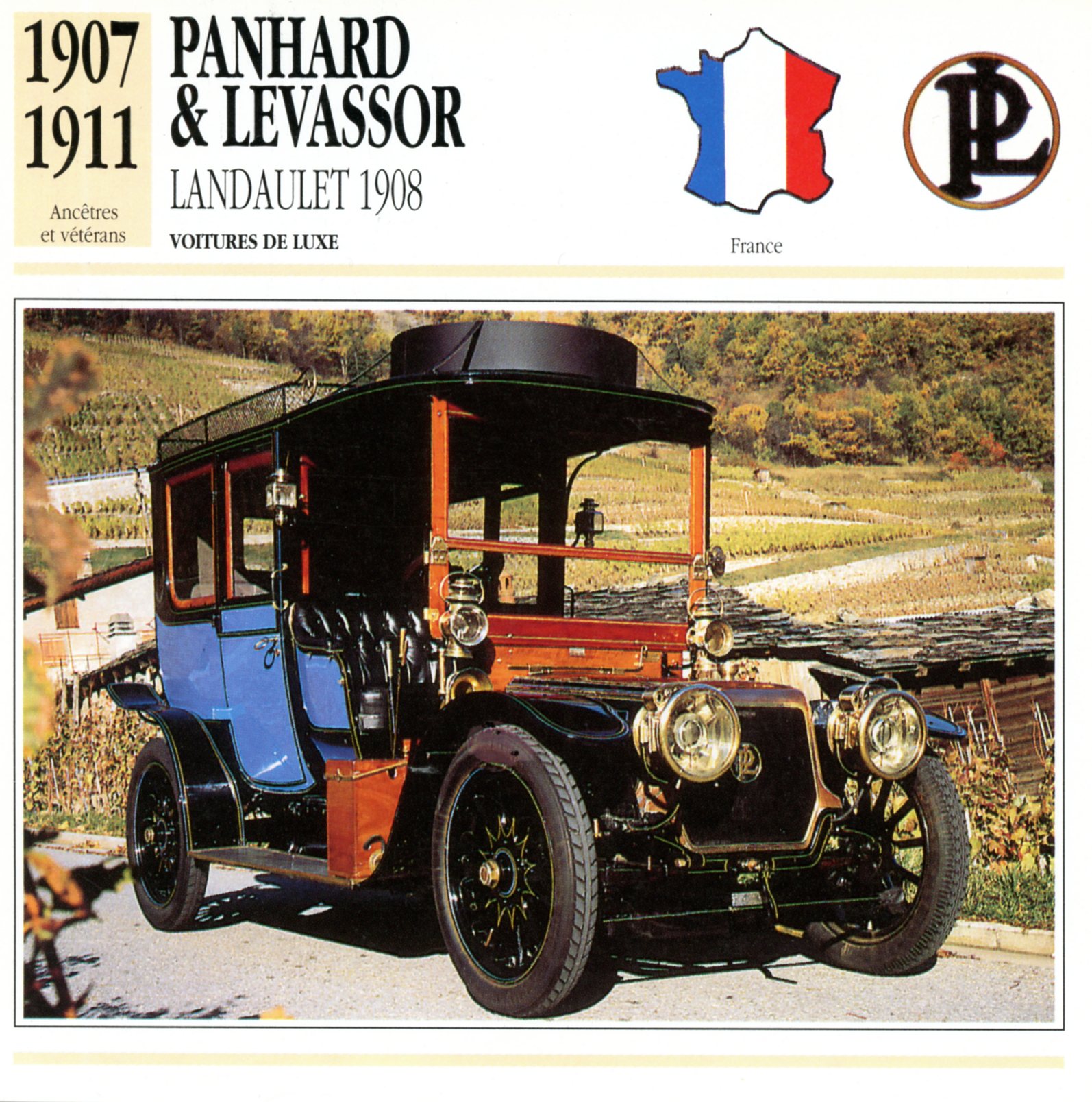 Miniature Voiture Rami JMK Panhard Et Levassor La Marquise 1908 - Échelle 1:43 - Variante 3