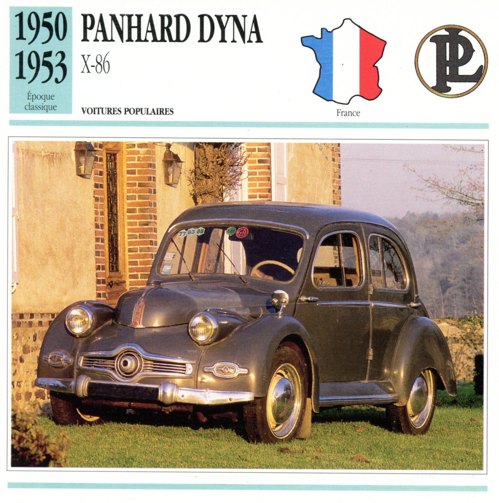 CJM 1/43 - Panhard Dyna X 86 berline 1953/54 EUR 24,90 - FR