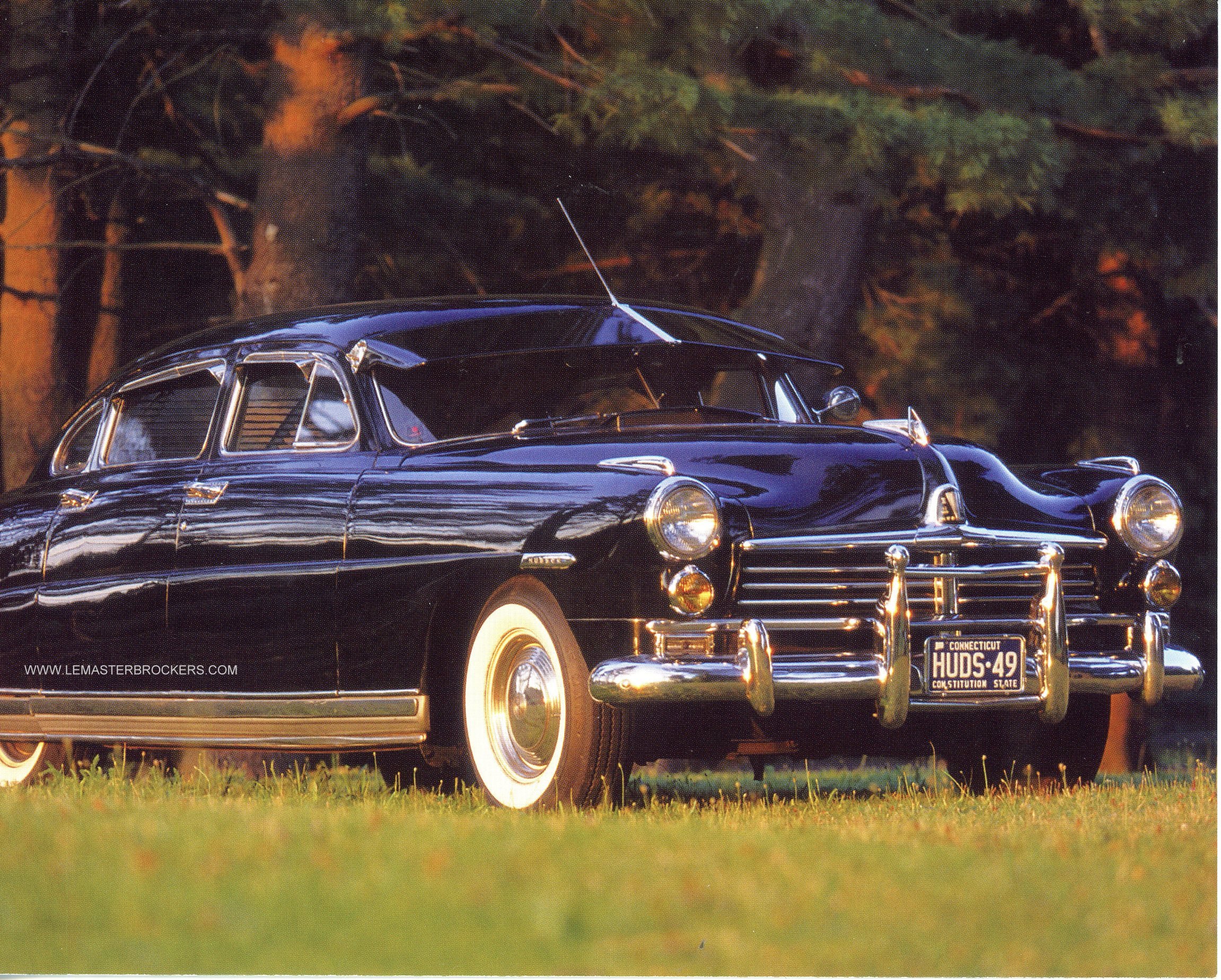 FICHE AUTO HUDSON SUPER SIX - 1948