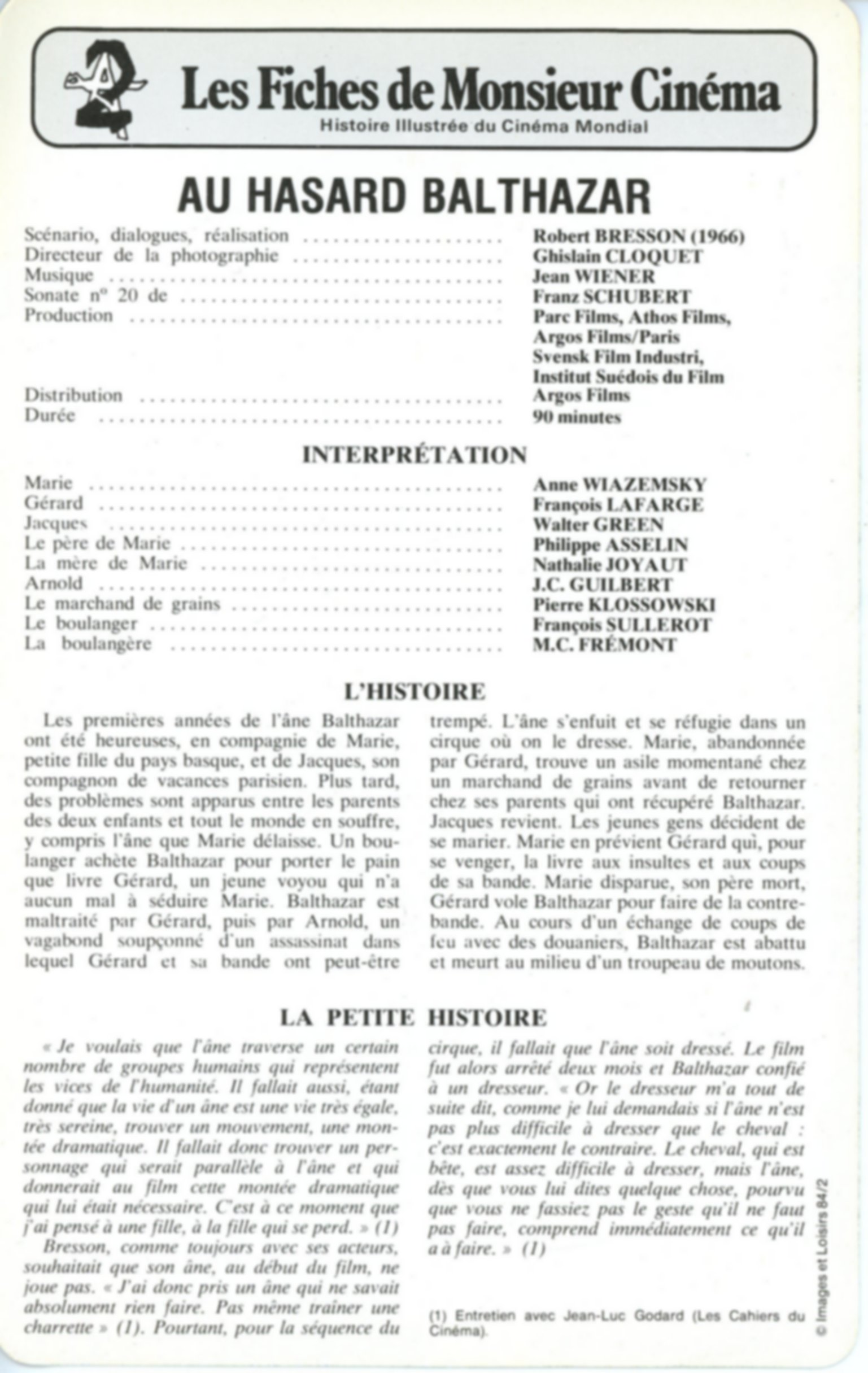 FICHE MONSIEUR CINEMA-LEMASTERBROCKERS-CARD-MOVIE