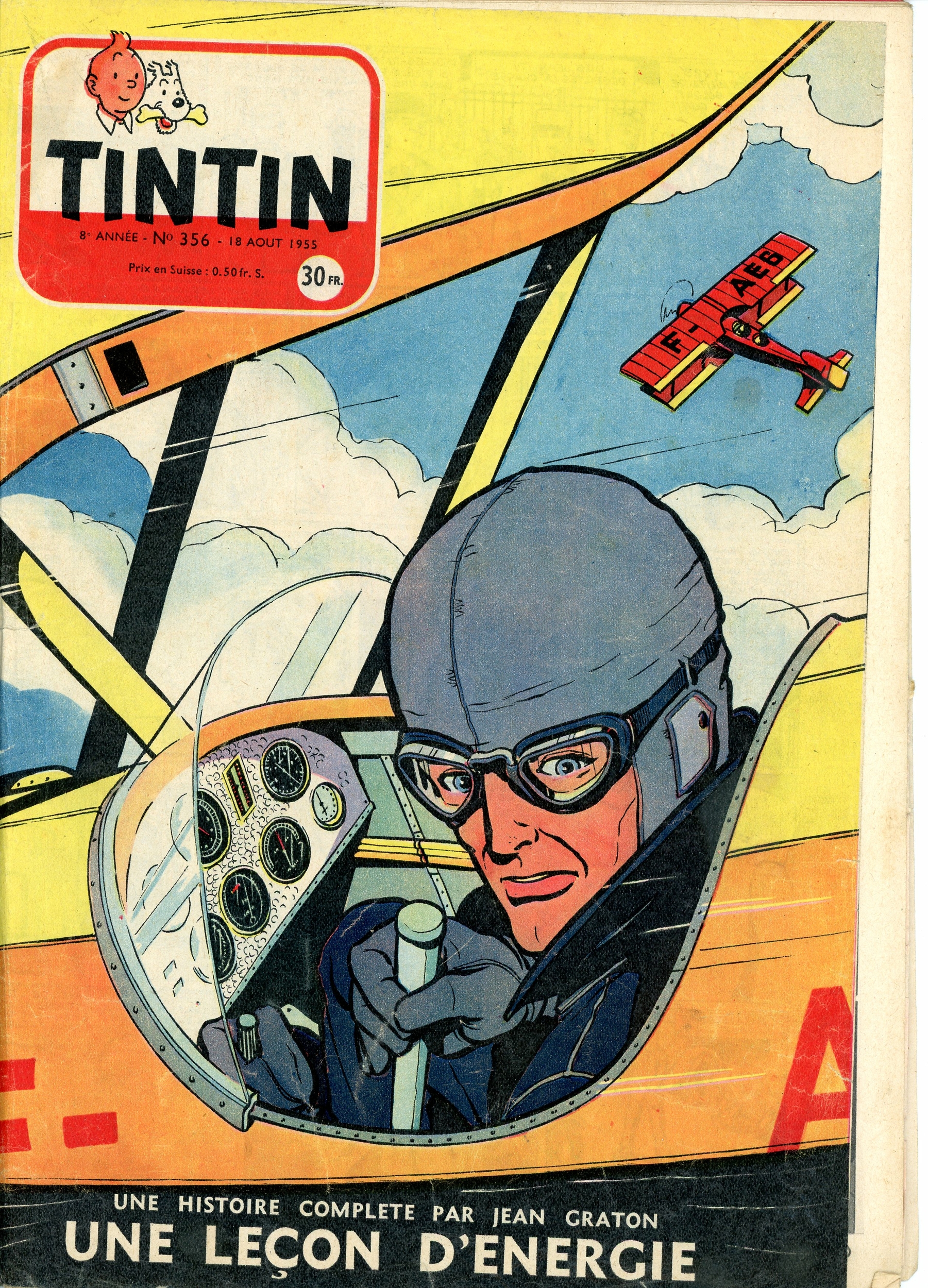JOURNAL TINTIN N° 356 - 1955 - PEUGEOT 403