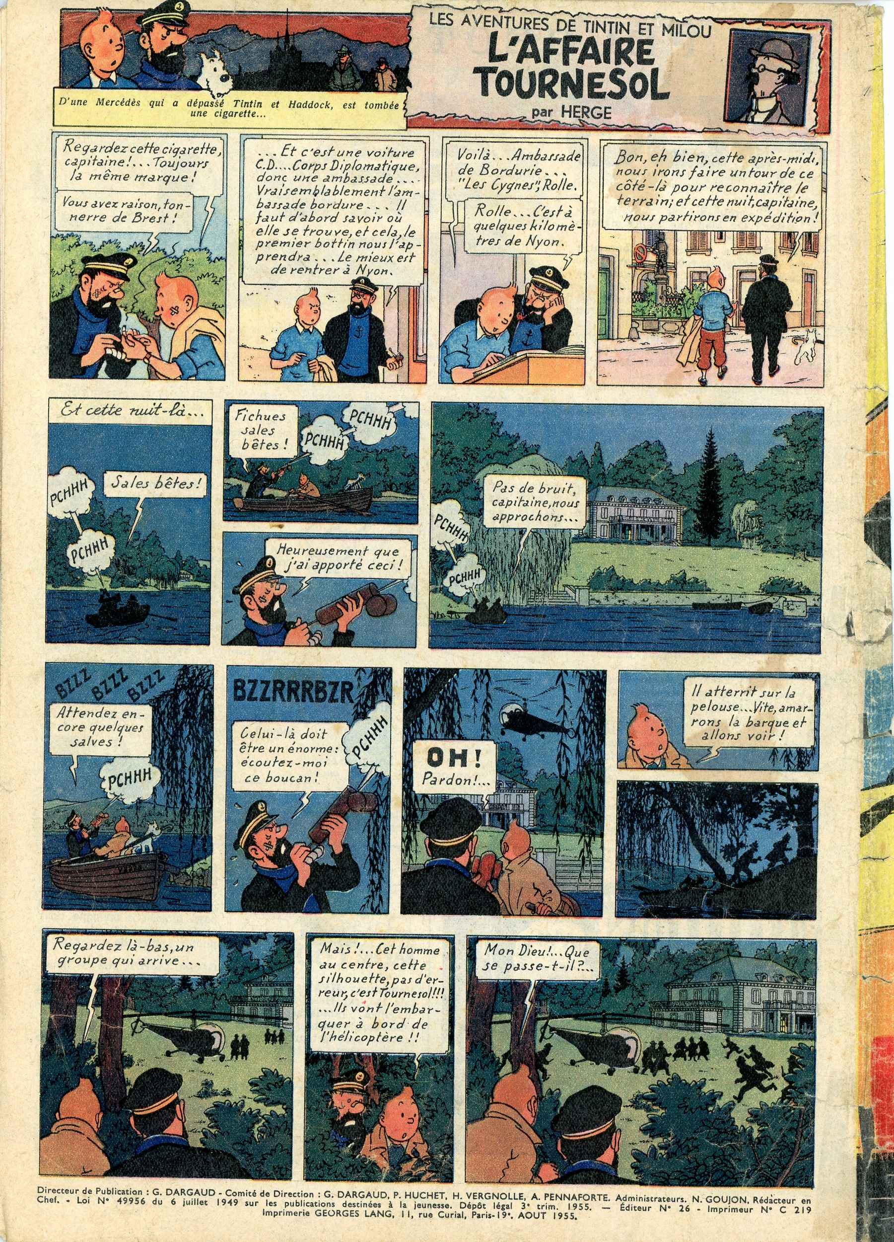 JOURNAL TINTIN N° 356 - 1955