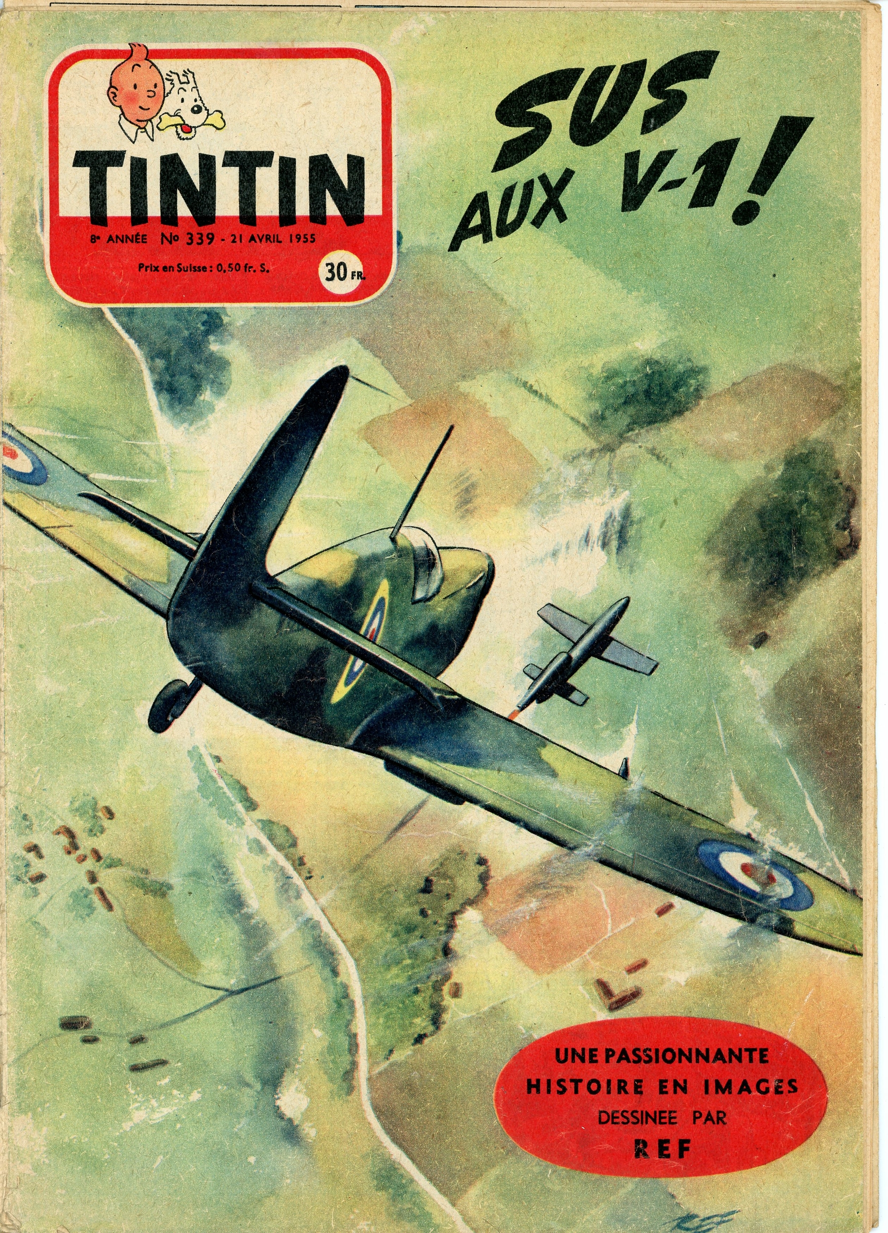 JOURNAL TINTIN N° 339 - 21 AVRIL 1955